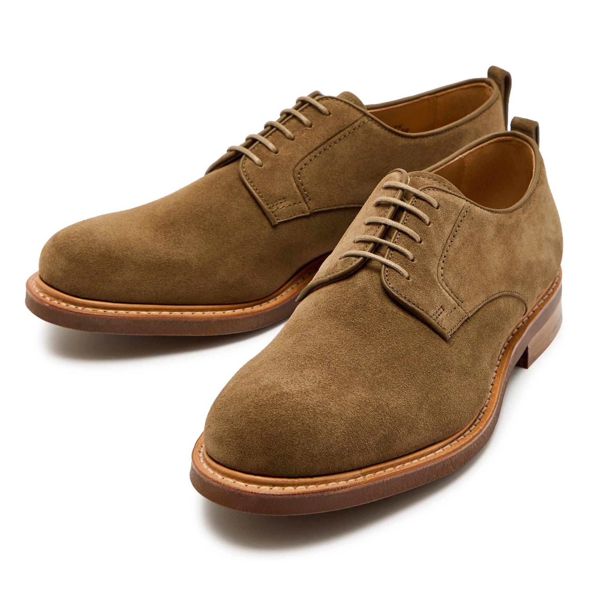 DARK BROWN - Churchs - Men's Pentire Suede Derby Shoes - 3