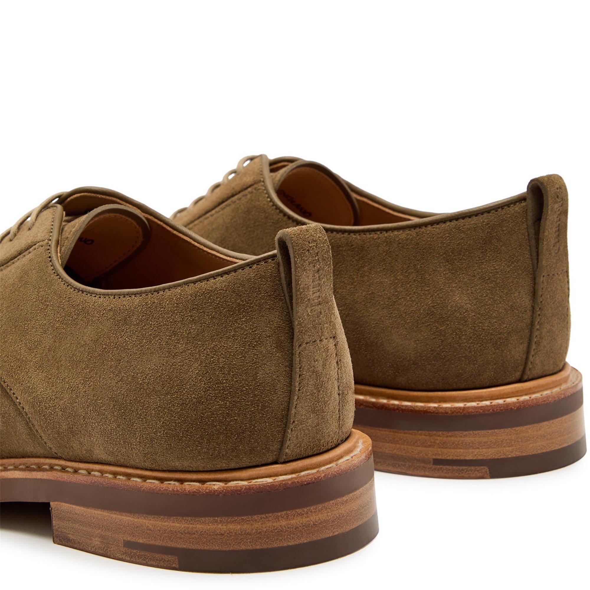 DARK BROWN - Churchs - Men's Pentire Suede Derby Shoes - 4