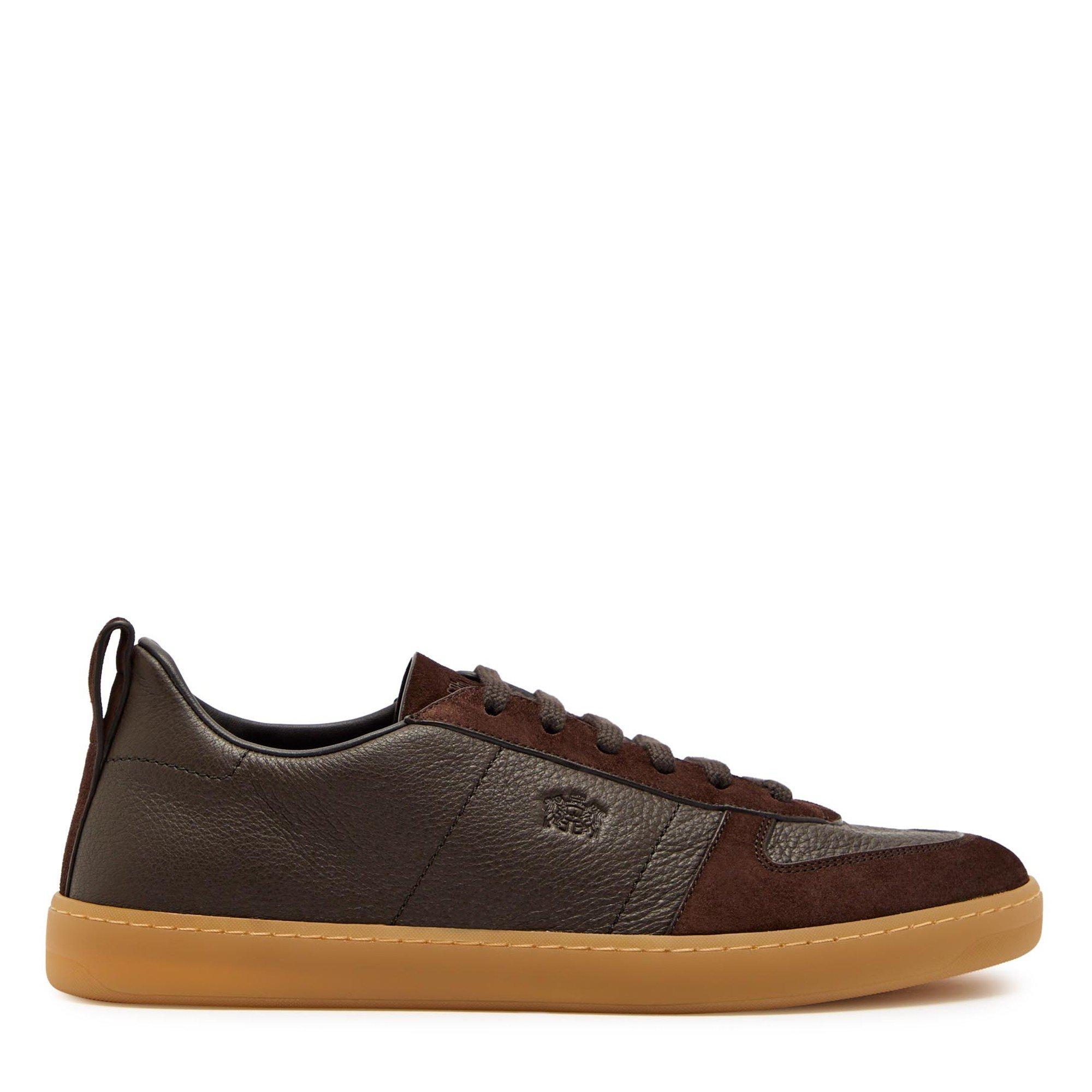 BROWN - Churchs - Men's Repton Leather Low-Top Trainers - 1