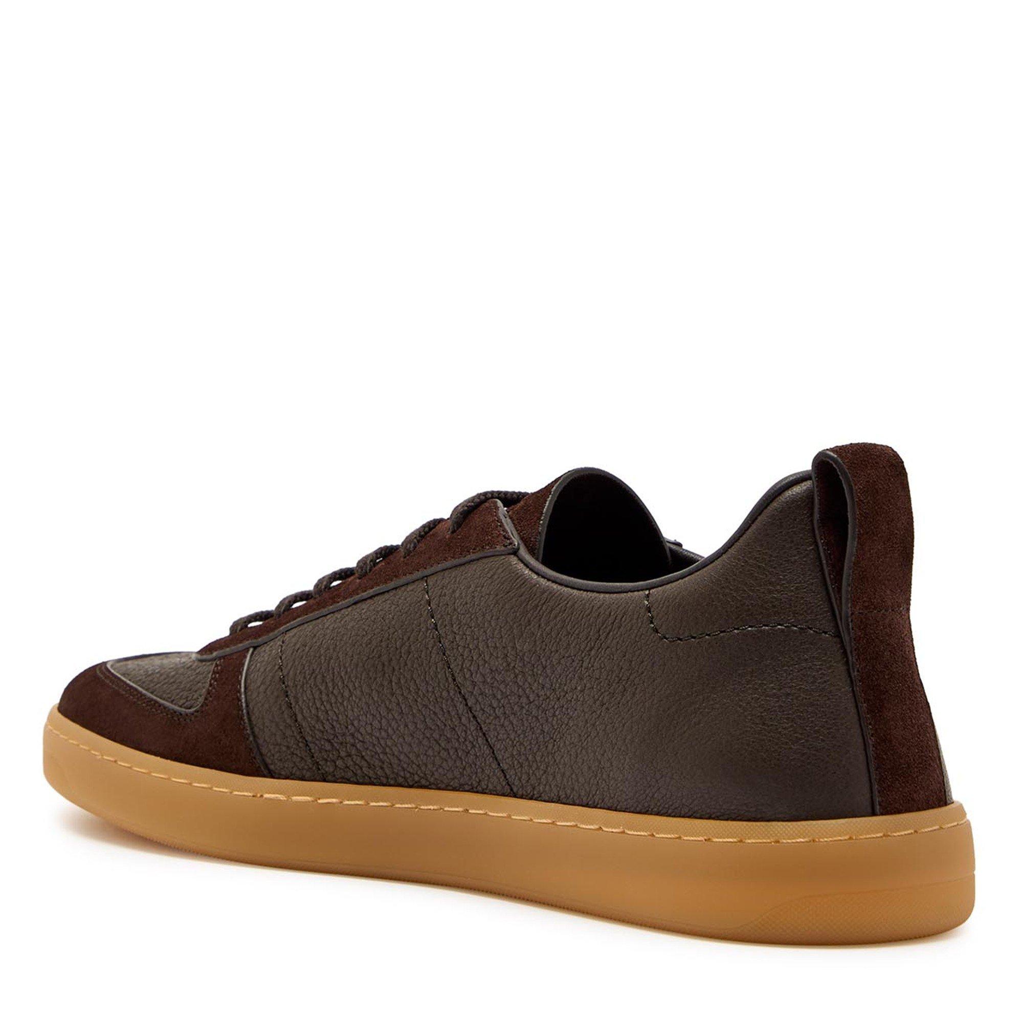 BROWN - Churchs - Men's Repton Leather Low-Top Trainers - 2