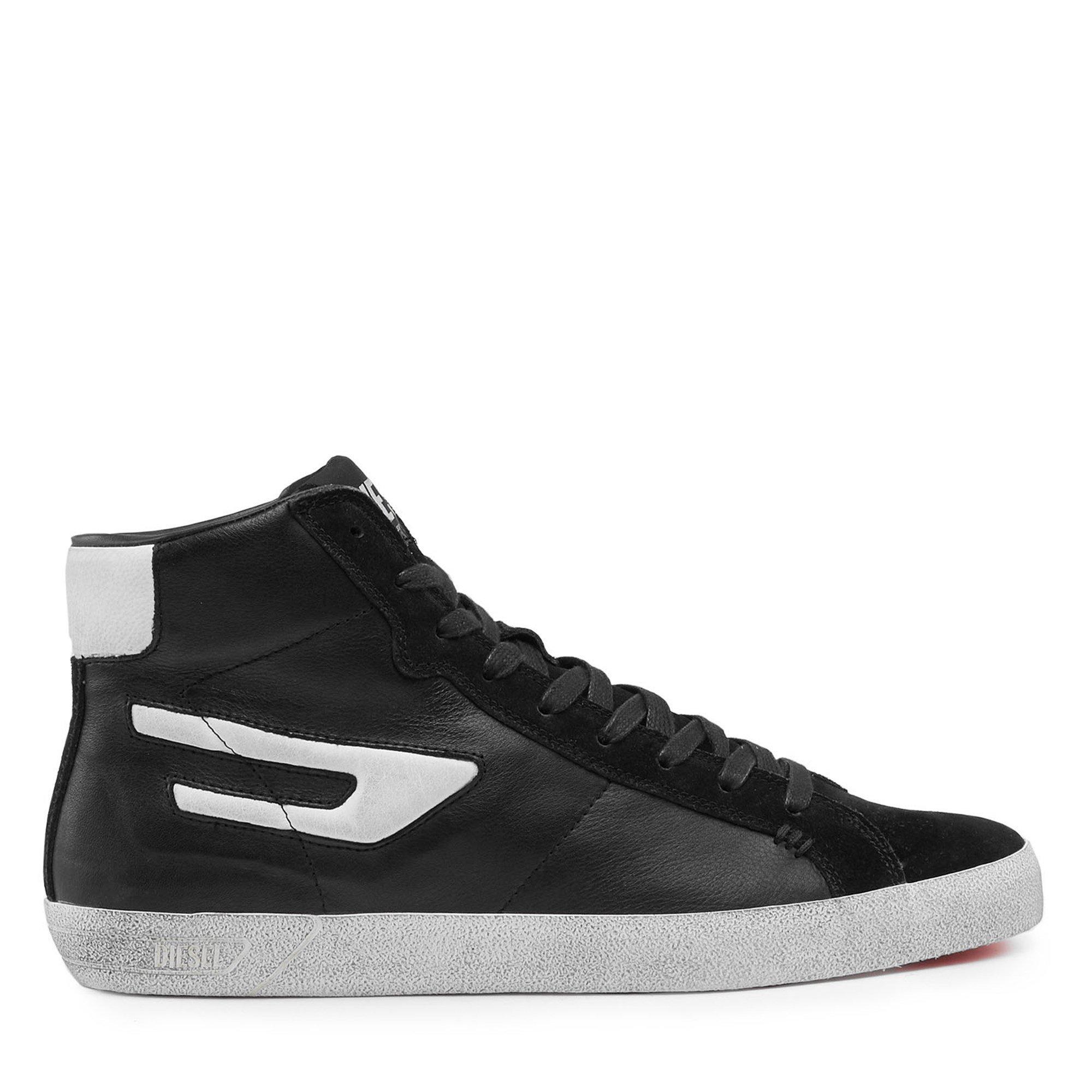 Black H1532 - Diesel - Leroji Mid Hi Tops - 1
