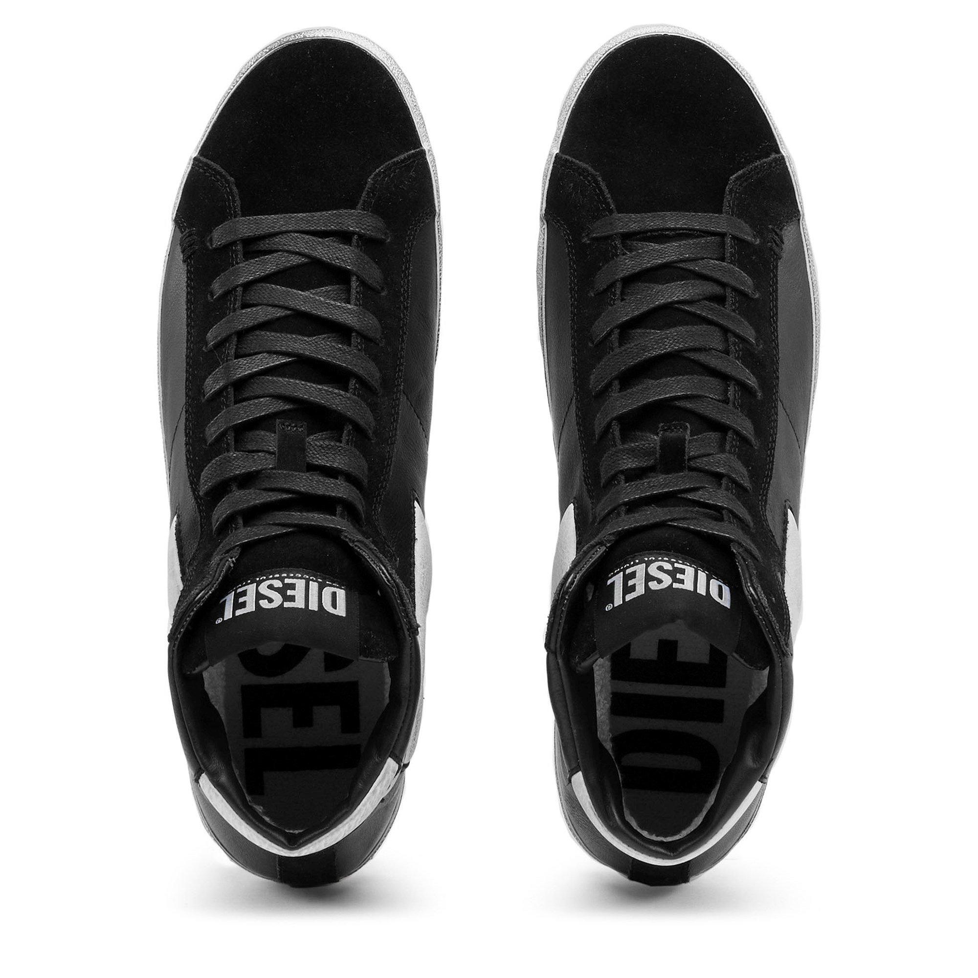 Black H1532 - Diesel - Leroji Mid Hi Tops - 5