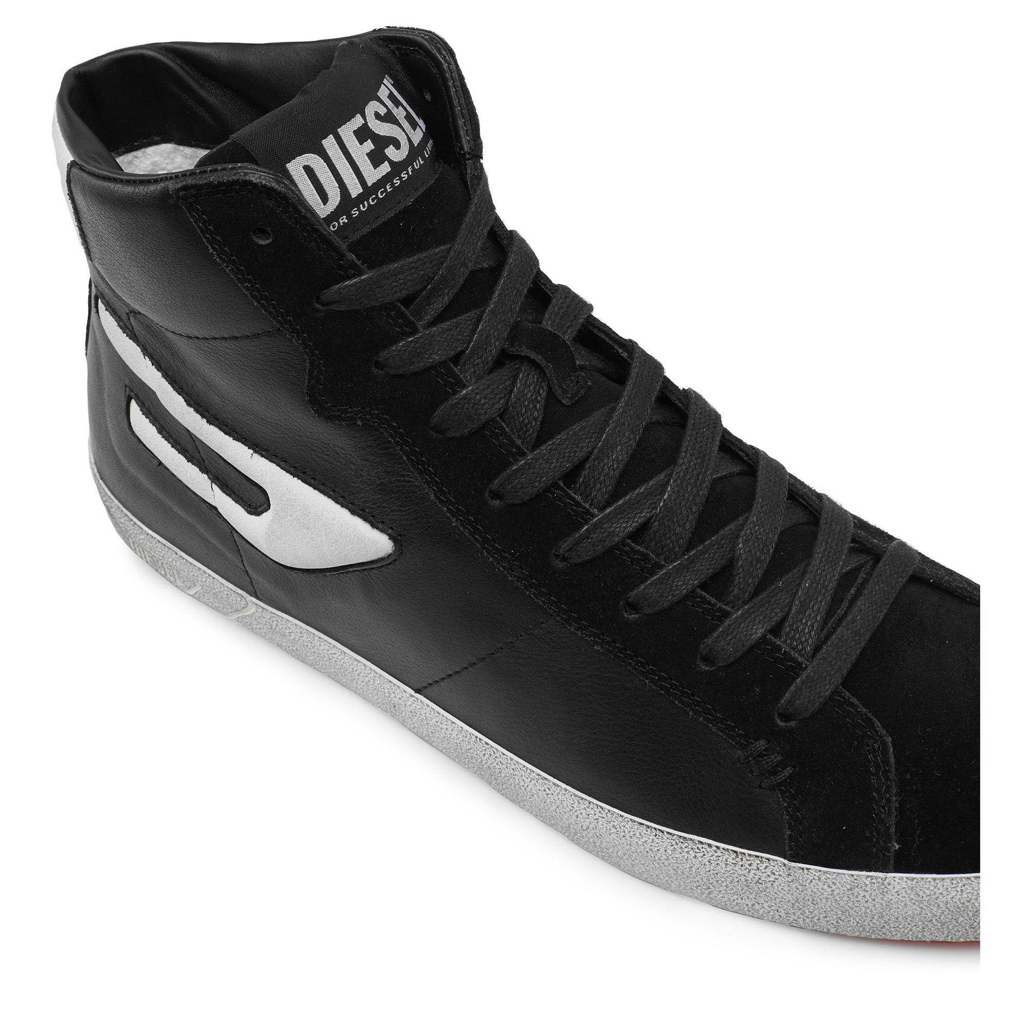 Black H1532 - Diesel - Leroji Mid Hi Tops - 6
