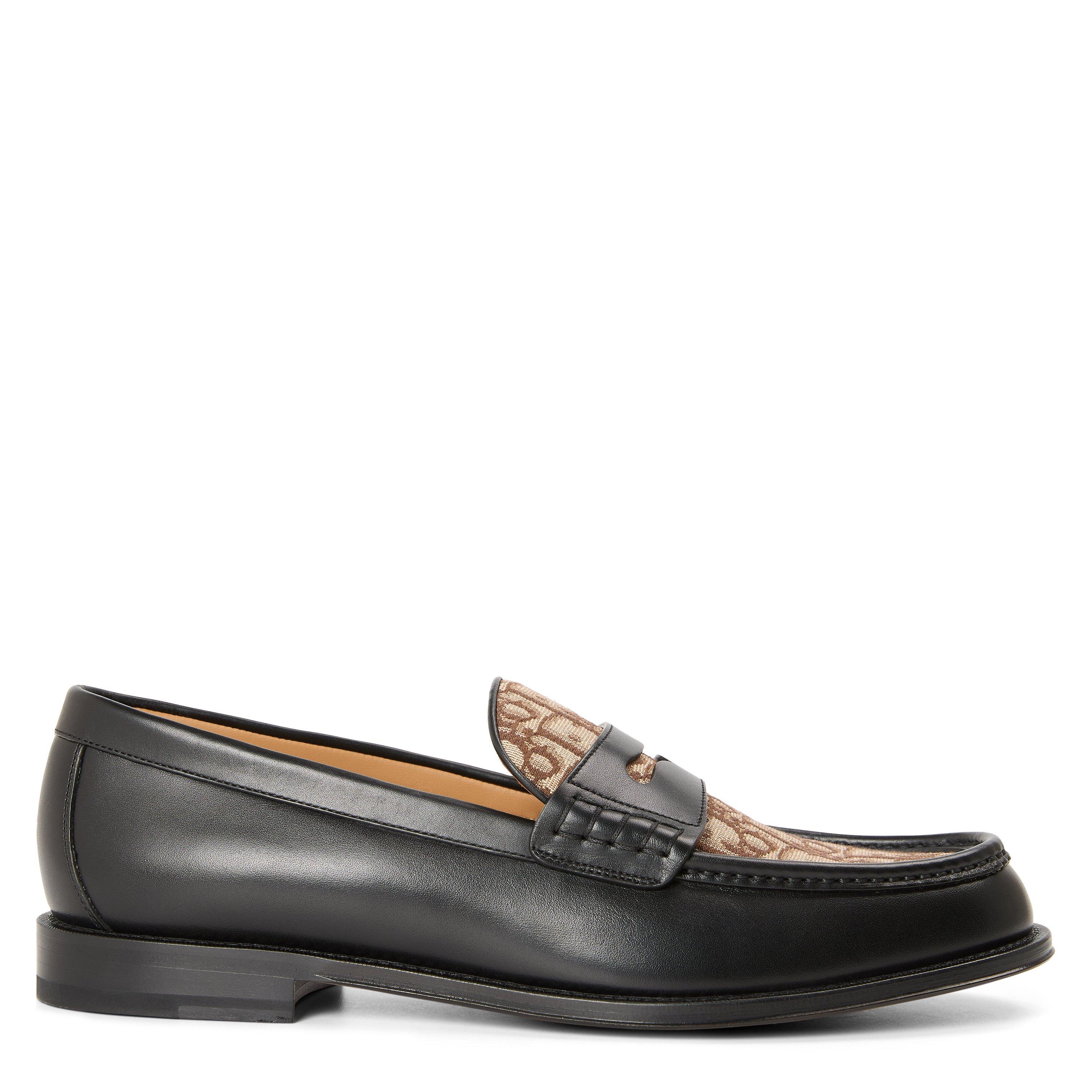BLACK - DIOR - Men's Granville Oblique Loafers - 1
