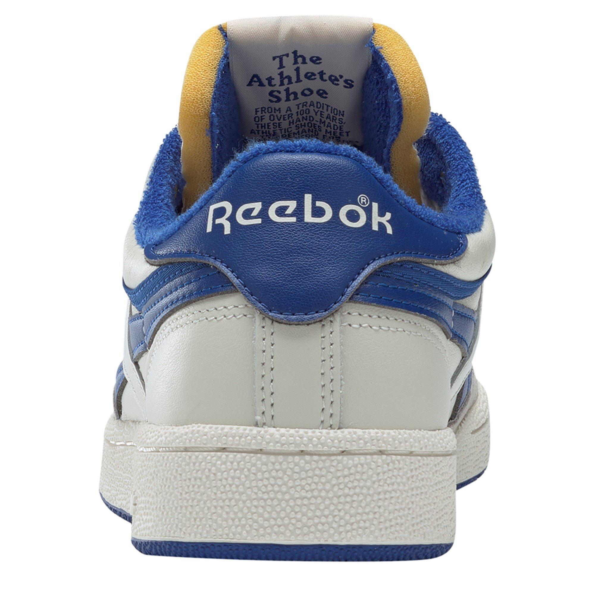 Chalk/CollRoyal - Reebok - Men's Club C Revenge Low-Top Trainers - 12