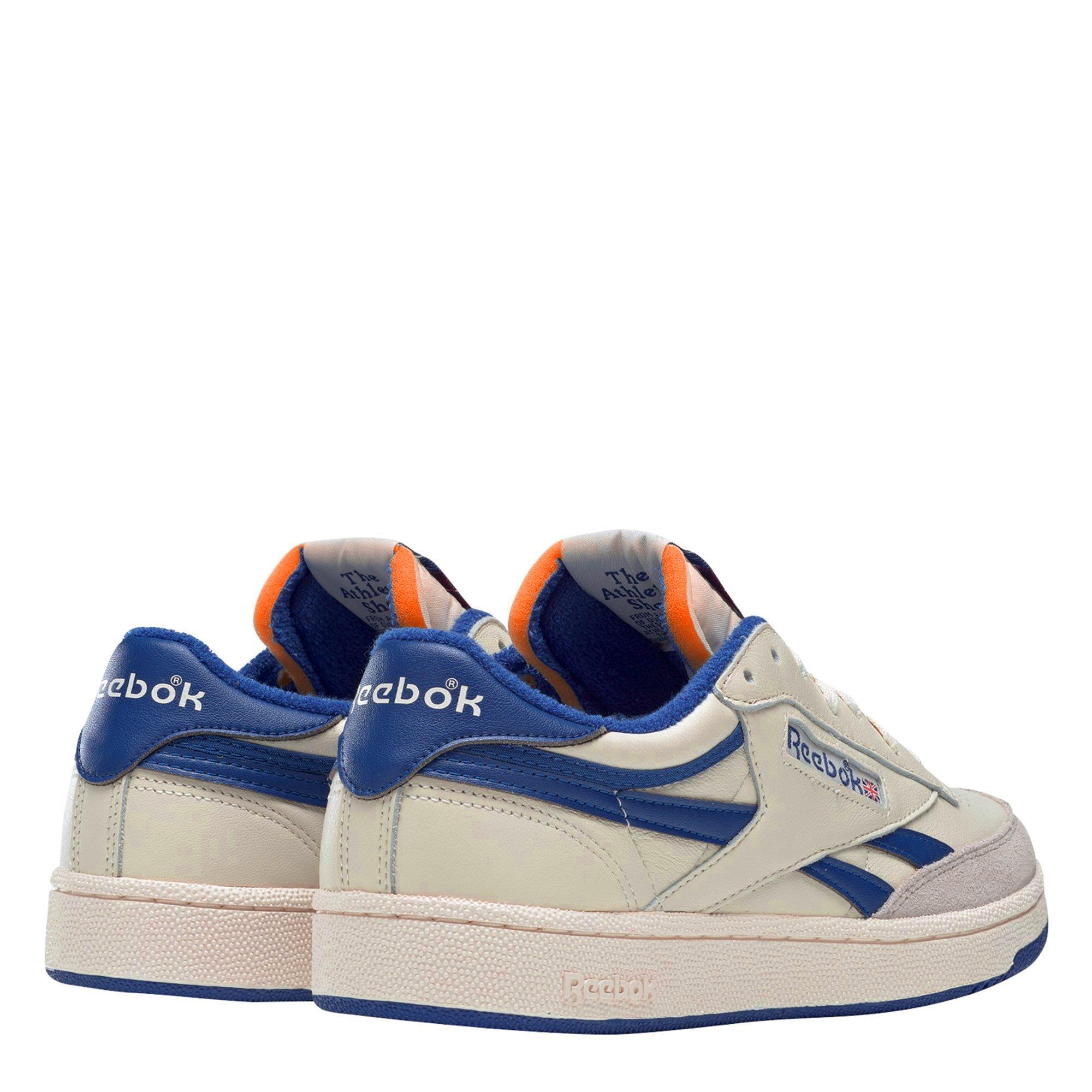 Chalk/CollRoyal - Reebok - Men's Club C Revenge Low-Top Trainers - 5
