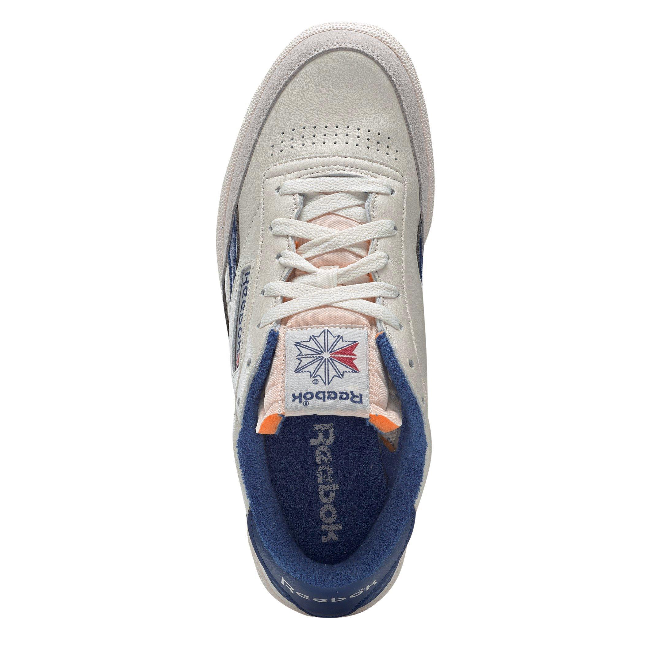 Chalk/CollRoyal - Reebok - Men's Club C Revenge Low-Top Trainers - 6