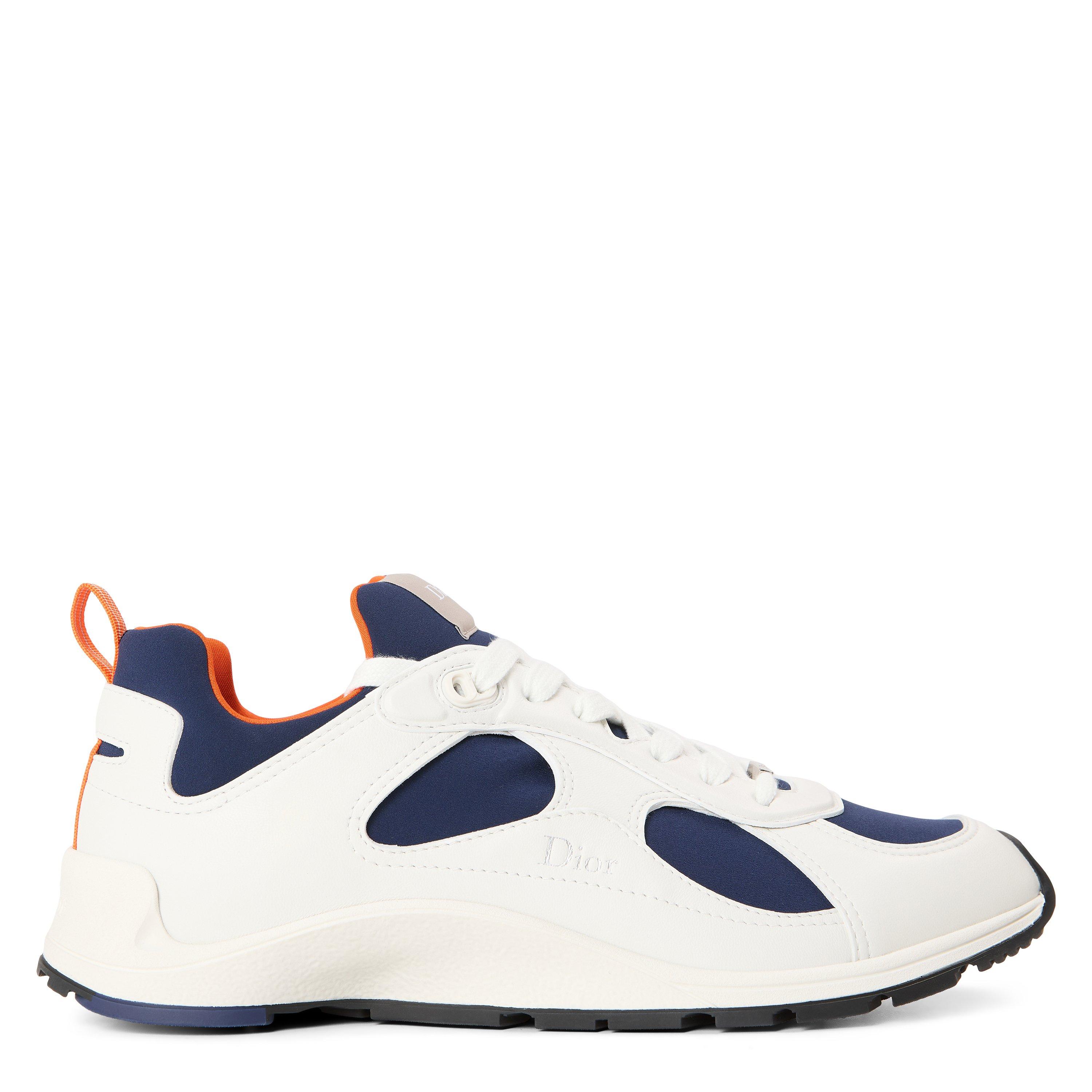 WHITE - DIOR - Men's Mile Runner Leather Low-Top Trainers - 1