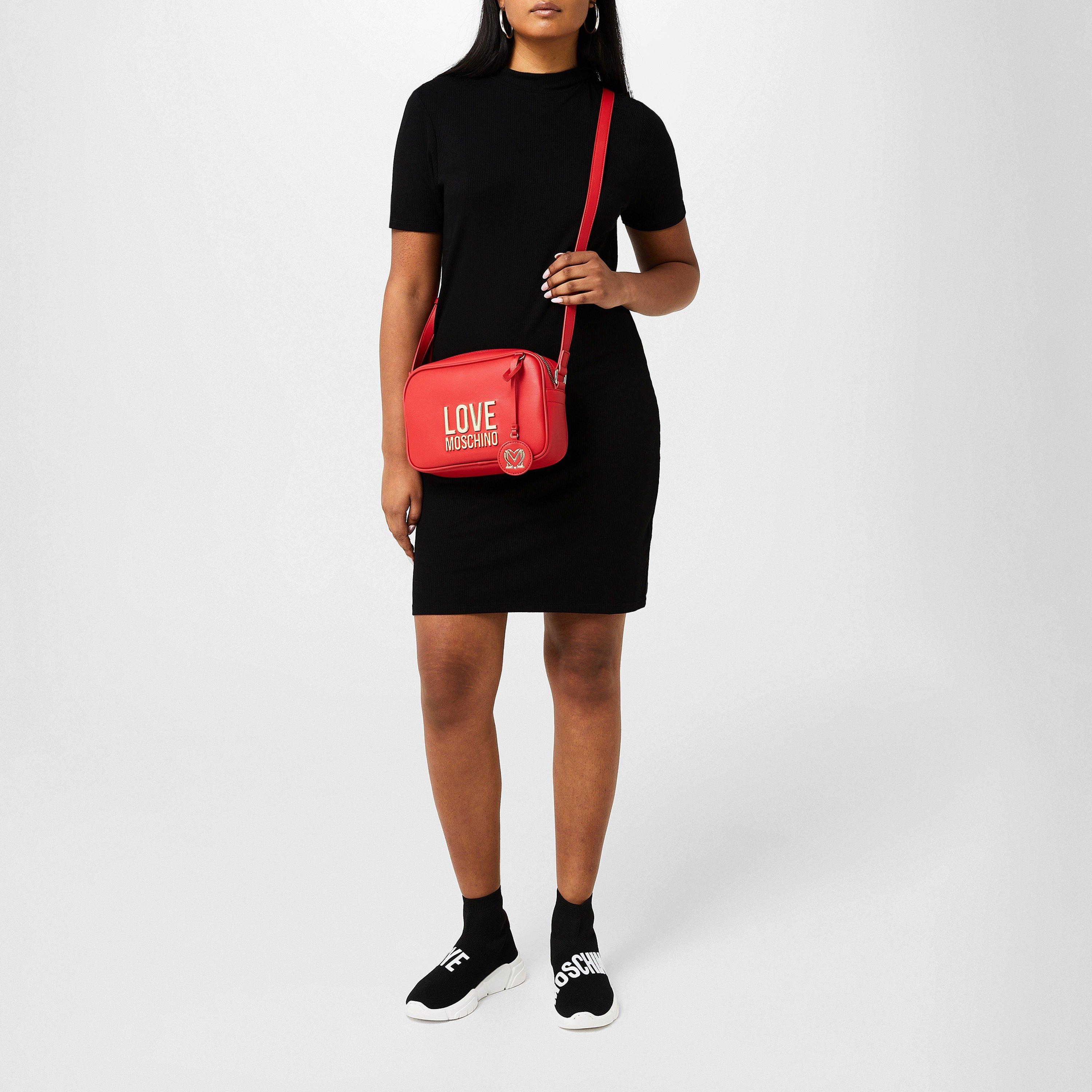 Black 00A - Love Moschino - Logo Strap Hi Sock Trainers - 6