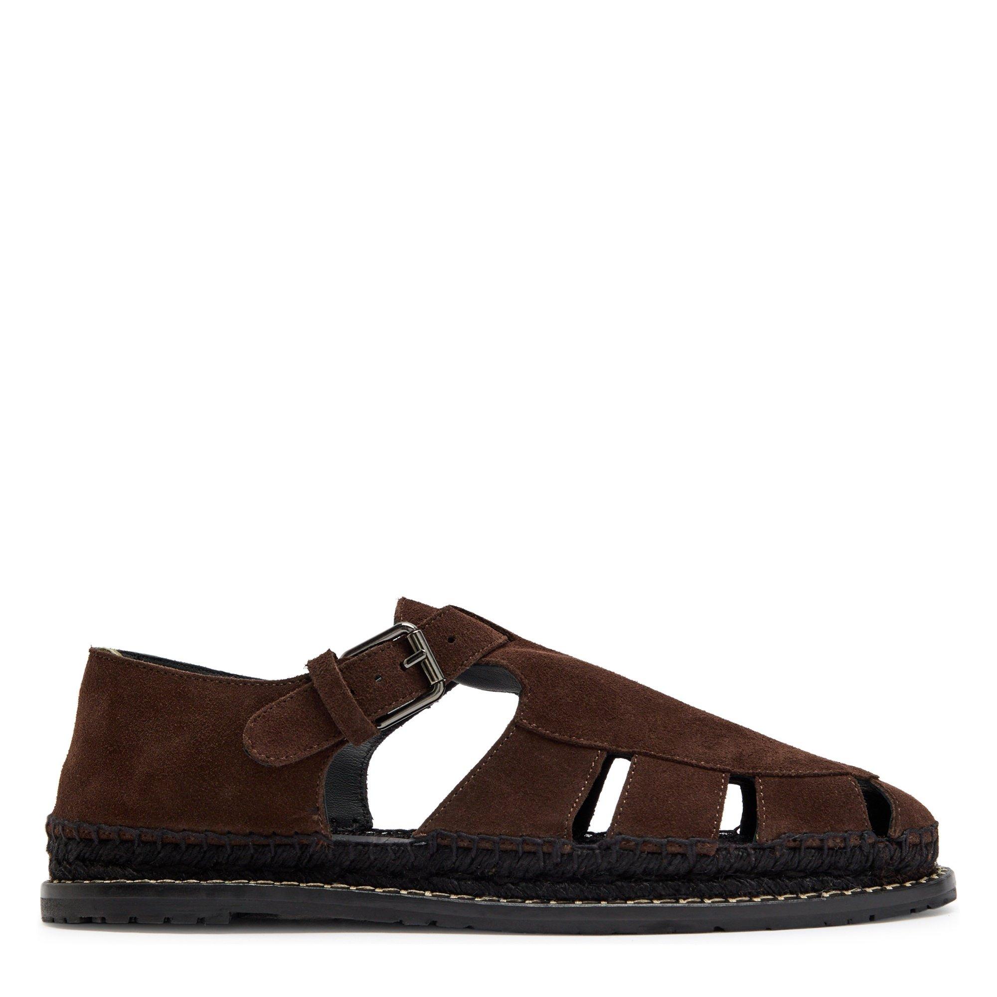 CHOCOLATE - Castaner - Men's Fito Suede Espadrilles - 1