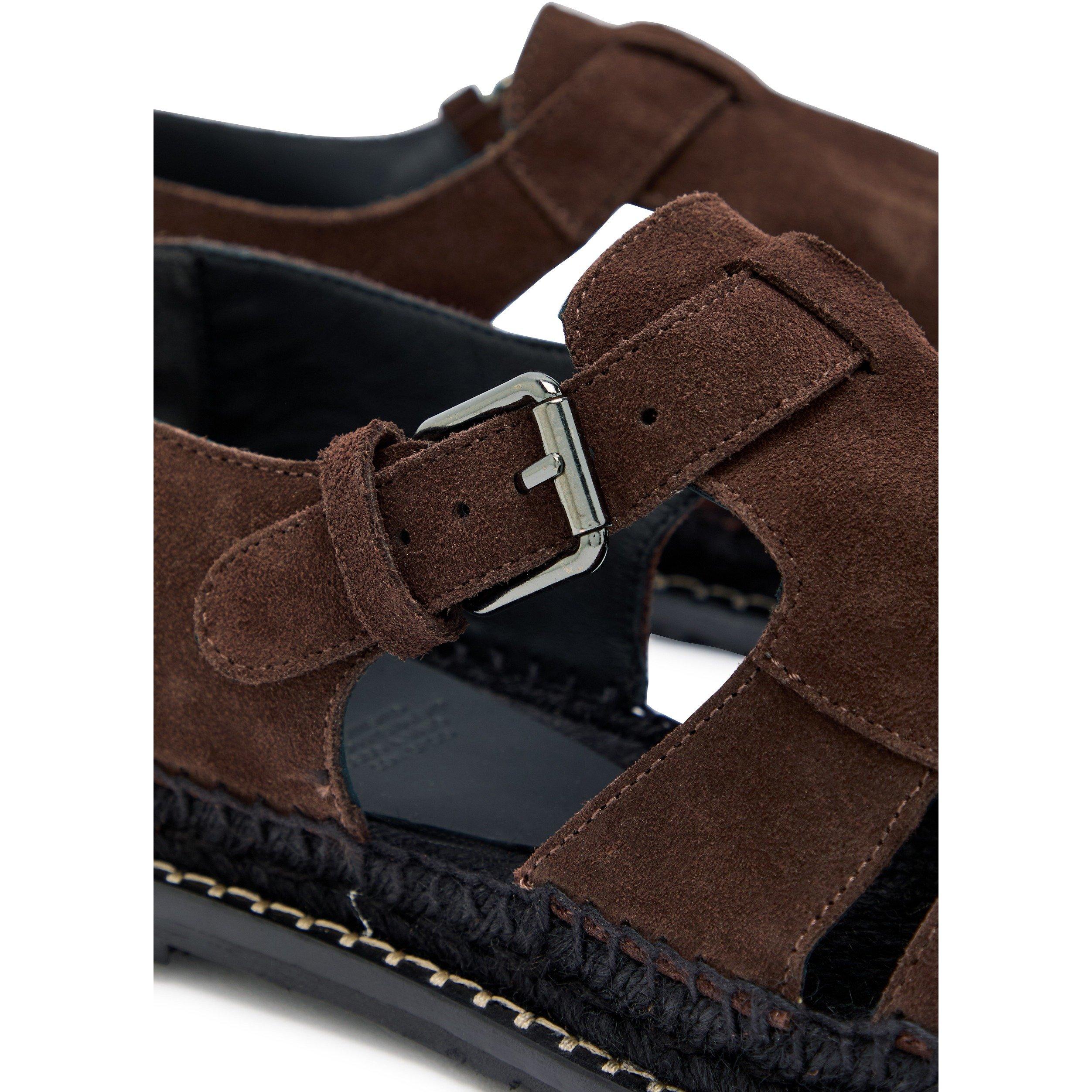 CHOCOLATE - Castaner - Men's Fito Suede Espadrilles - 4