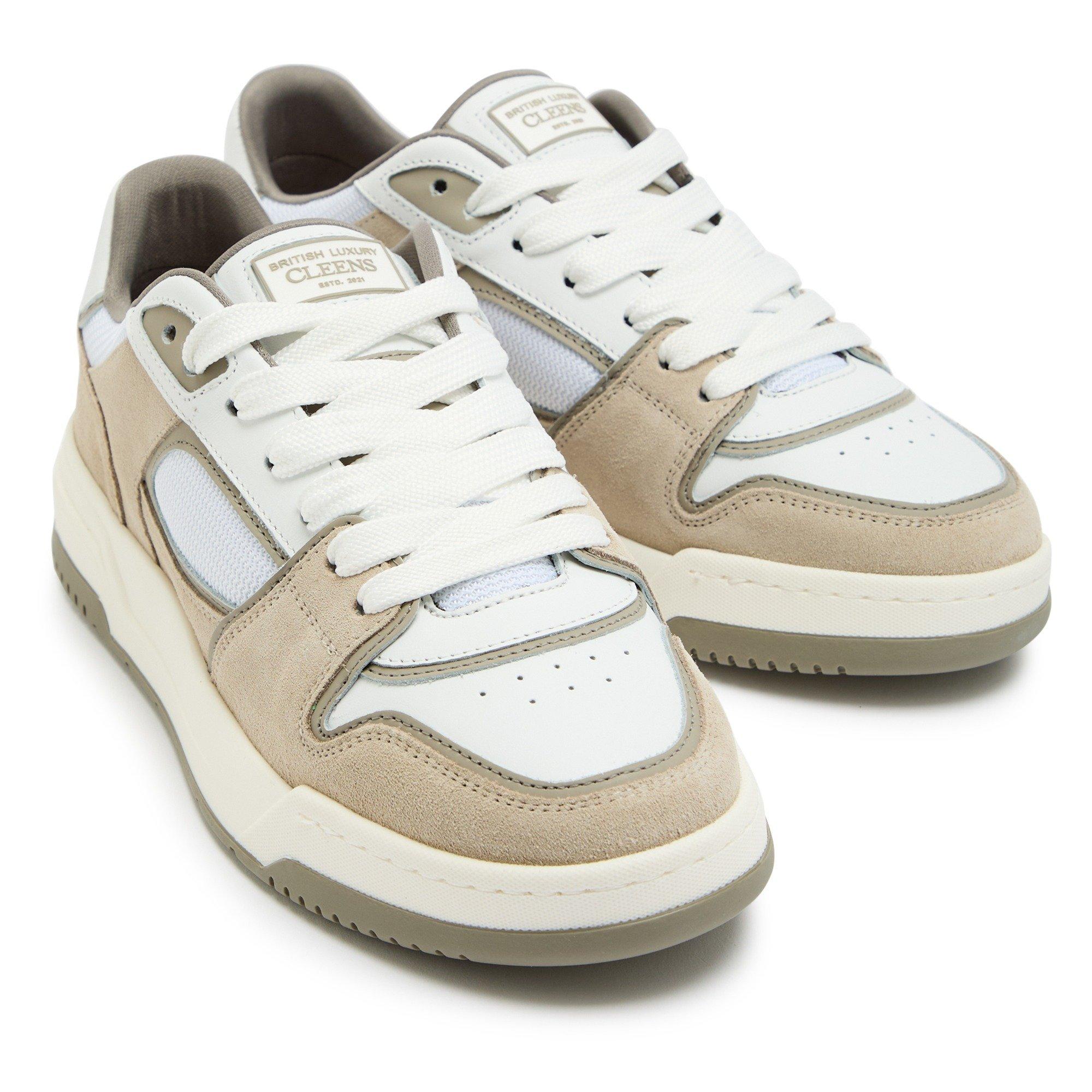 SAND - Cleens - Men's Layup Leather Low-Top Trainers - 3