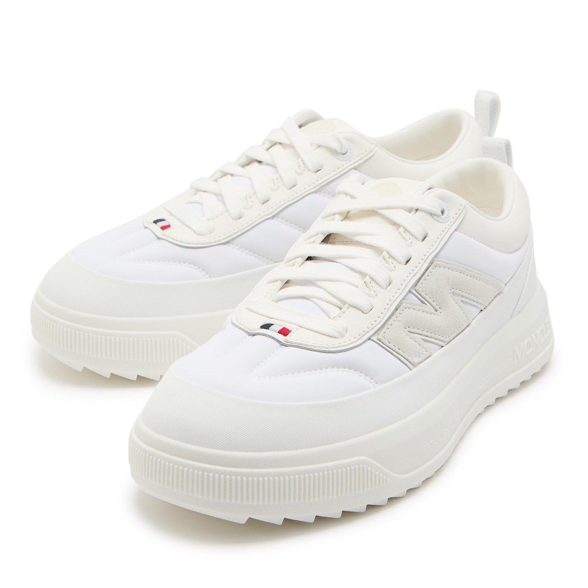 WHITE - Moncler - Men's Altive Leather Low-Top Trainers - 3