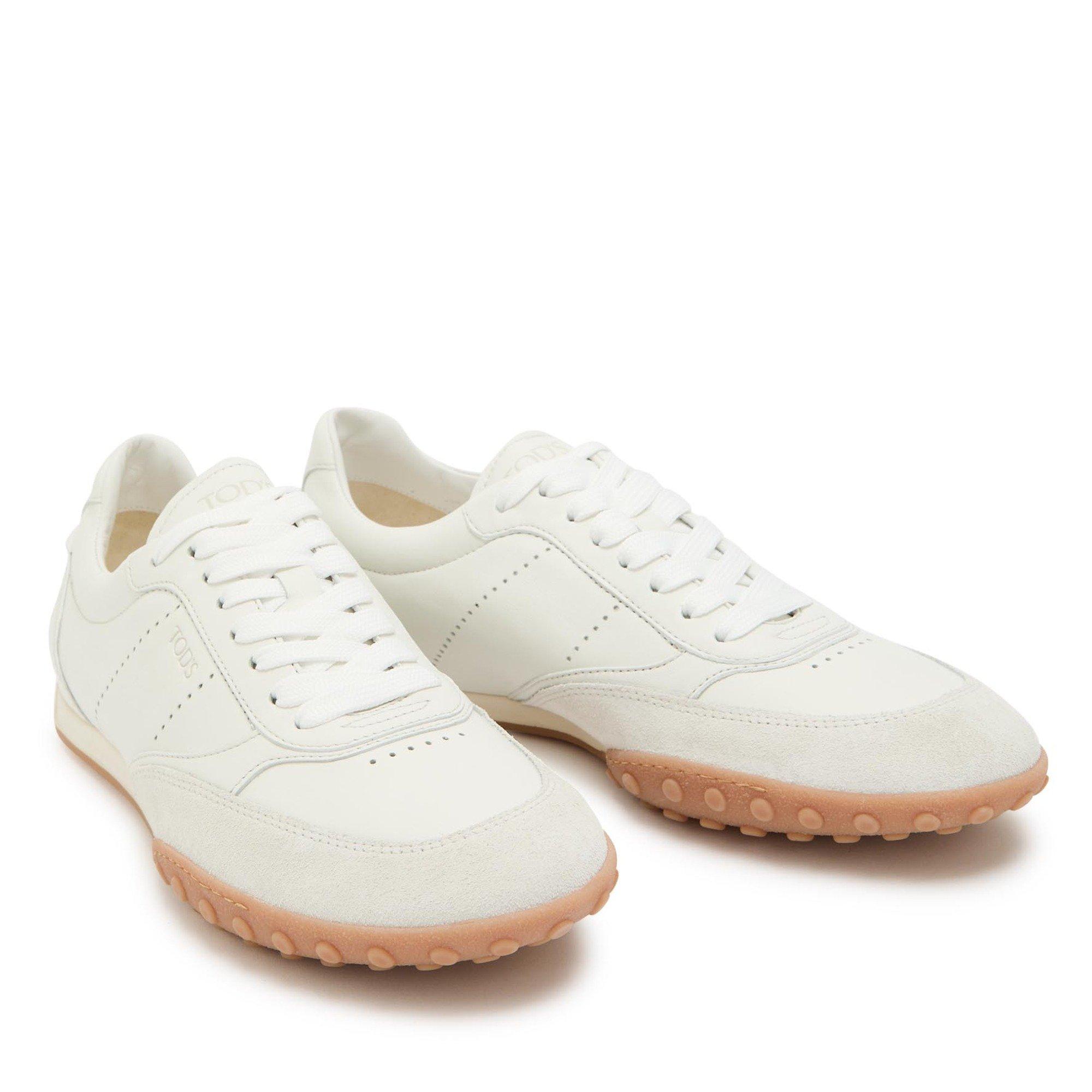 WHITE - Tods - Men's Suede Runners - 3