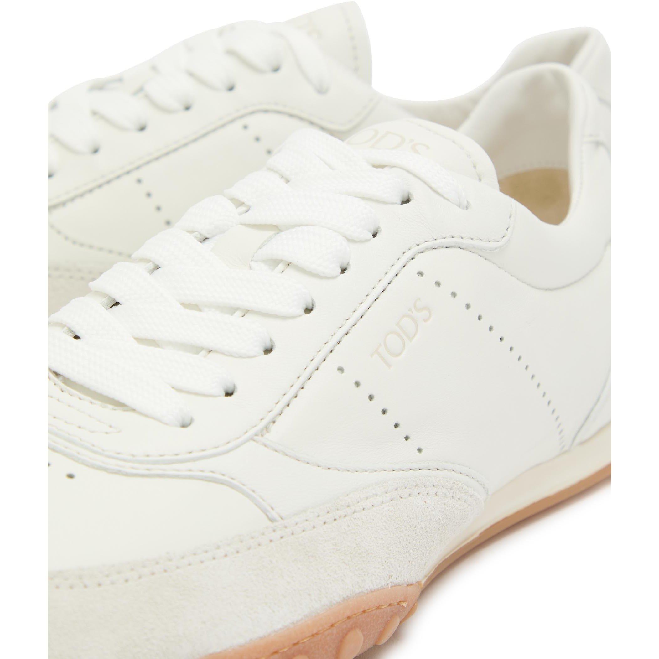 WHITE - Tods - Men's Suede Runners - 4