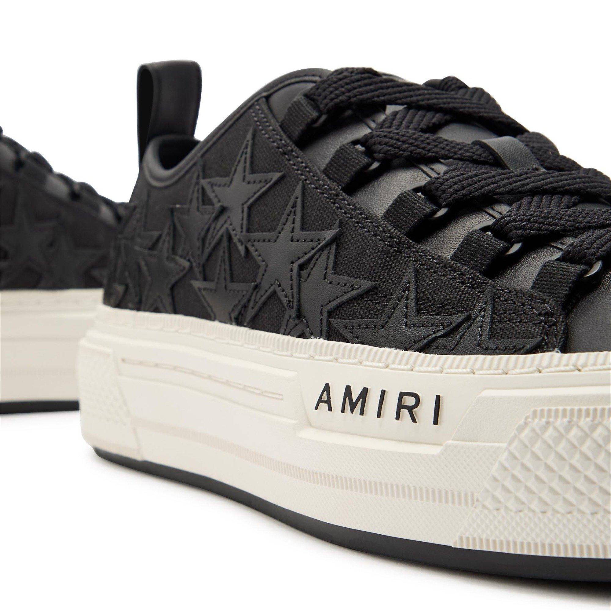 BLACK - Amiri - AMIRI STARS COURT LOW SNKR - 4