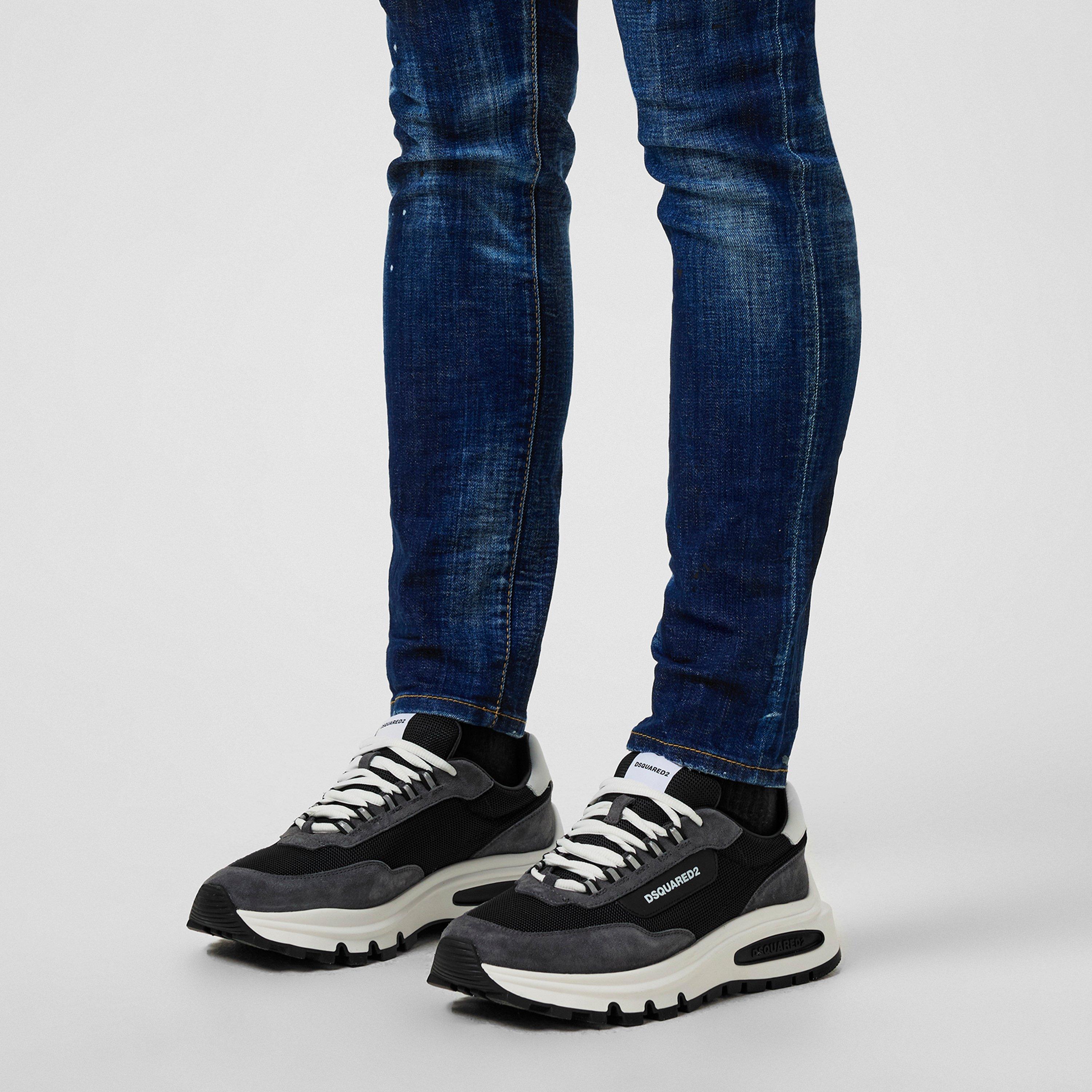 Black/Grey - DSquared2 - Run Ds2 Trainers - 2