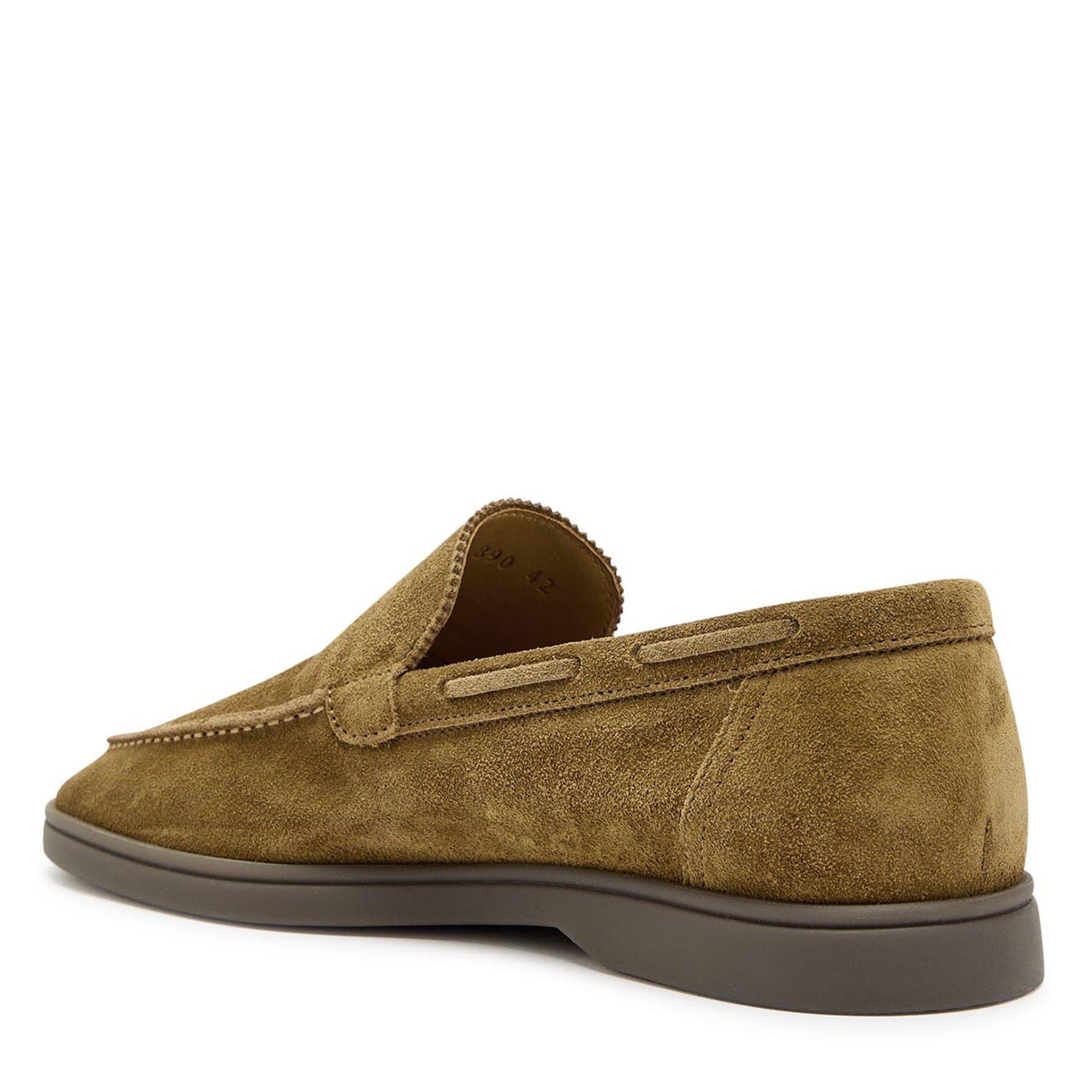 BEIGE - Aurelien - Men's Yacht Suede Loafers - 2