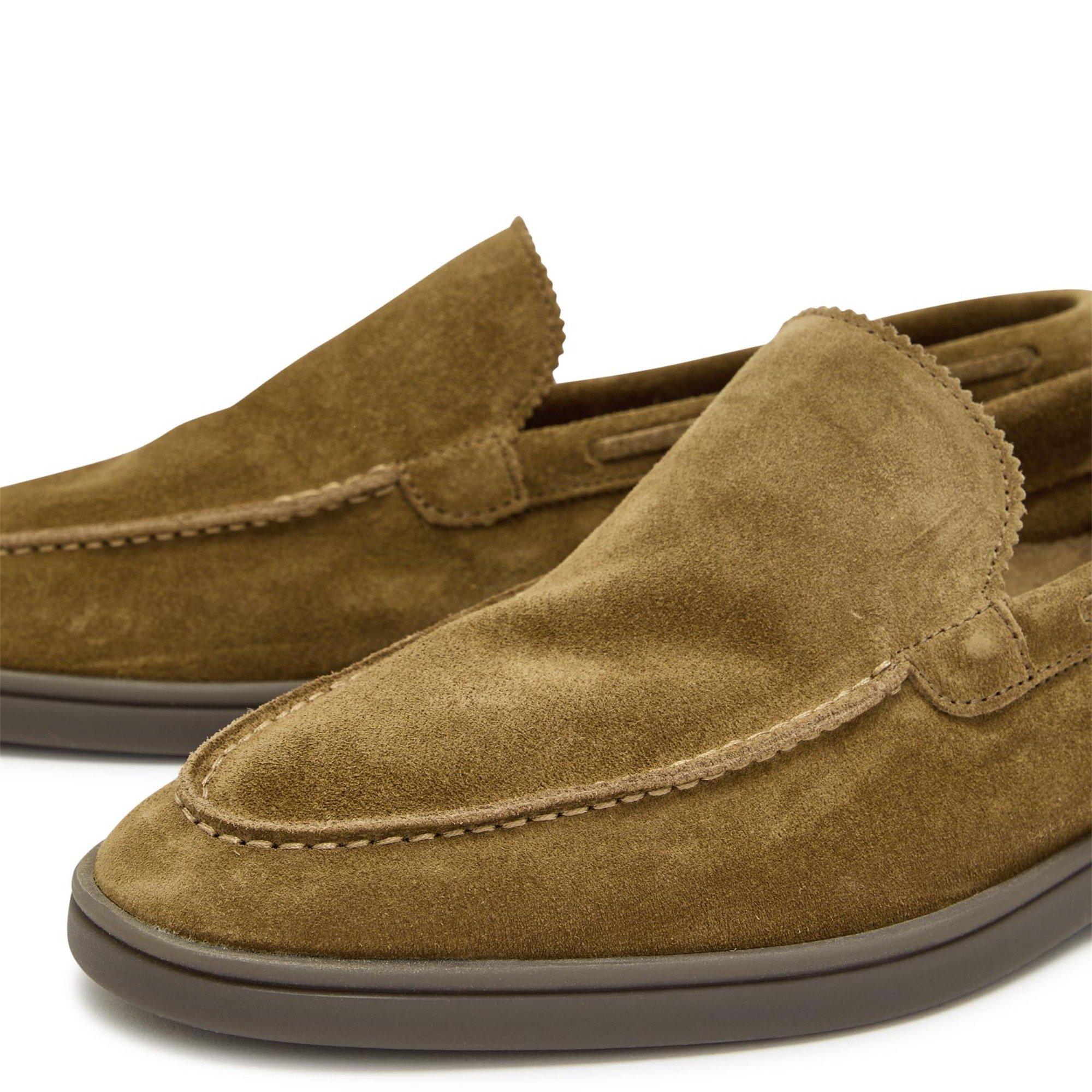 BEIGE - Aurelien - Men's Yacht Suede Loafers - 4