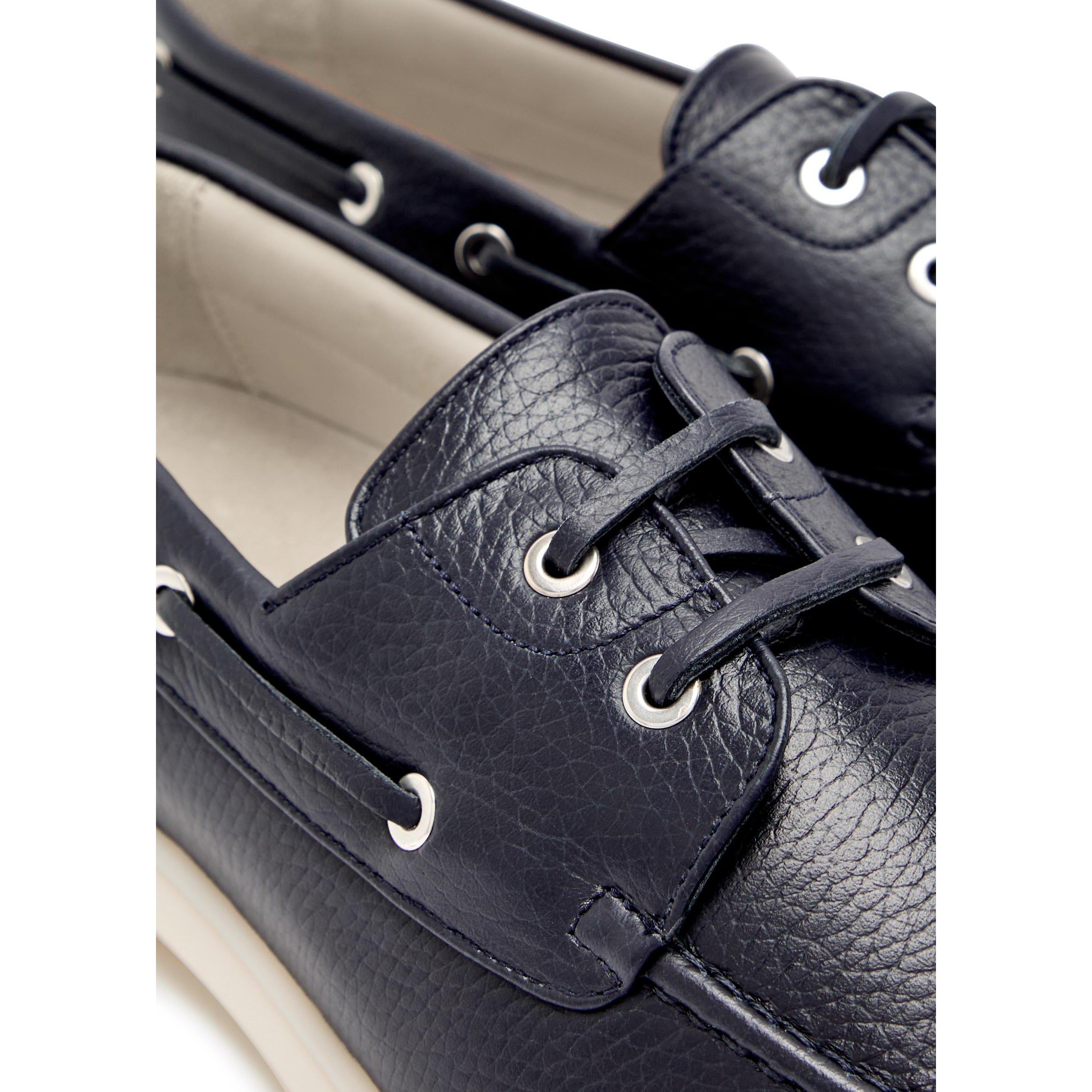 NAVY - Aurelien - Men's Boot Leather Loafers - 4