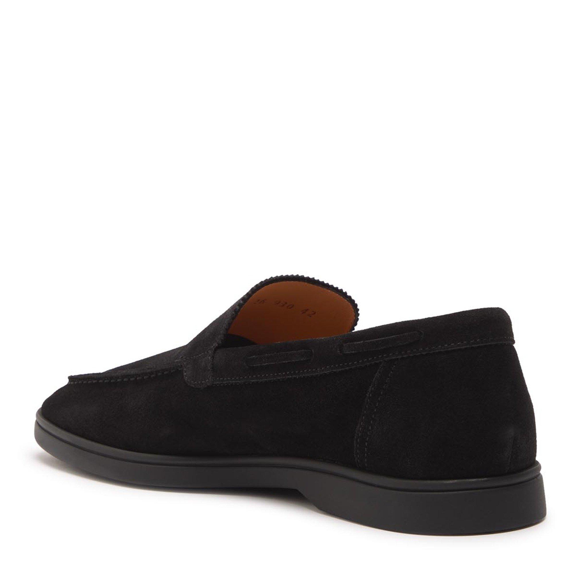 BLACK AND BLACK - Aurelien - Men's Yacht Suede Loafers - 2