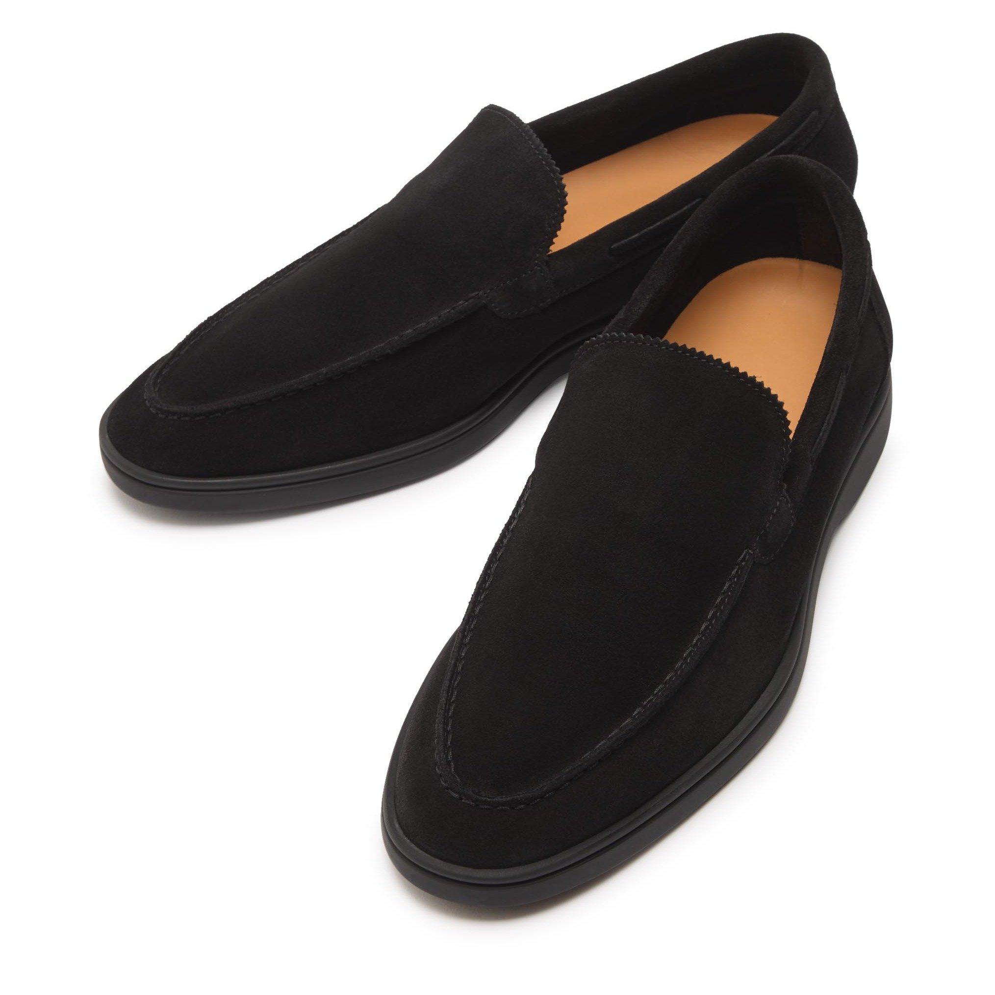 BLACK AND BLACK - Aurelien - Men's Yacht Suede Loafers - 3
