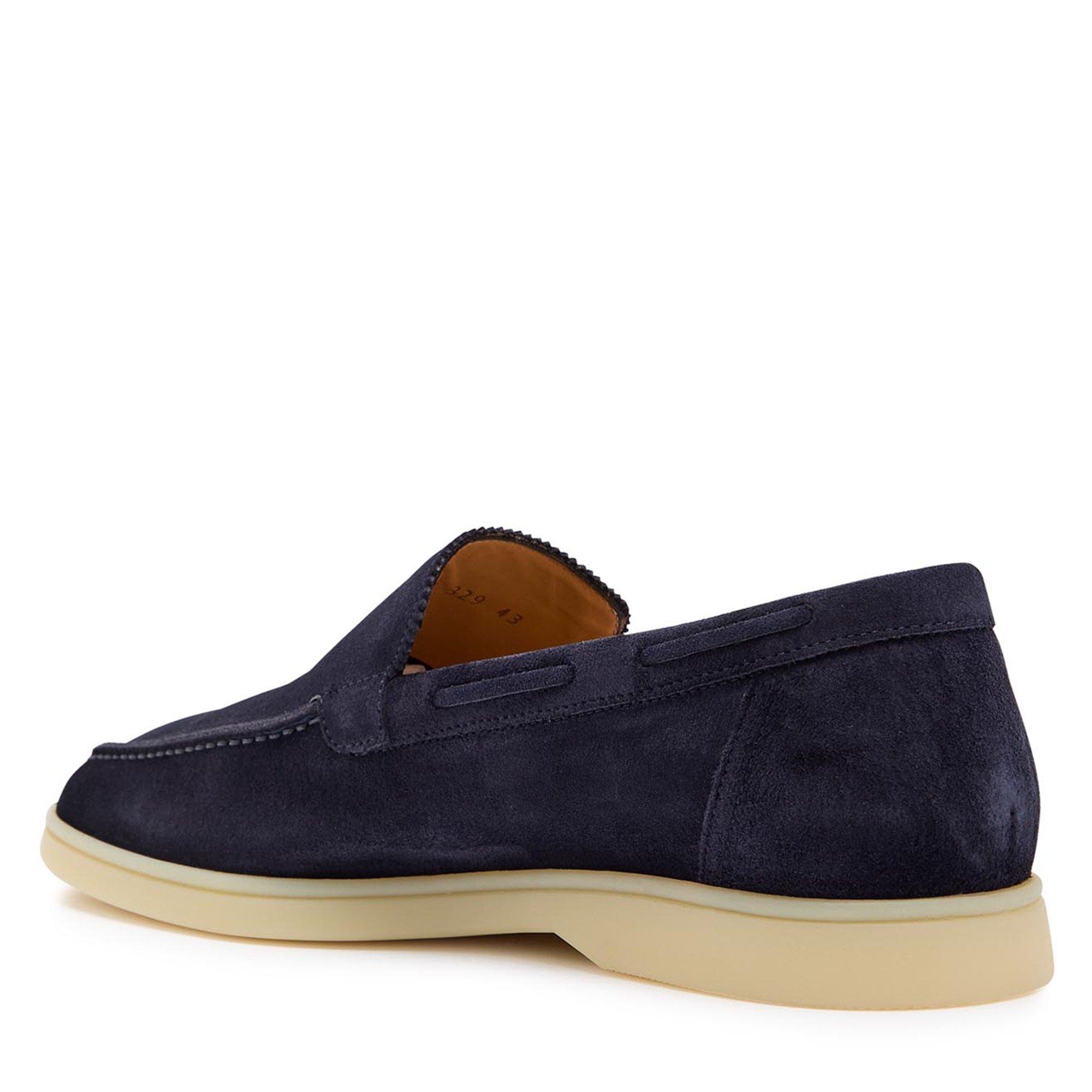 NAVY - Aurelien - Men's Yacht Suede Loafers - 2