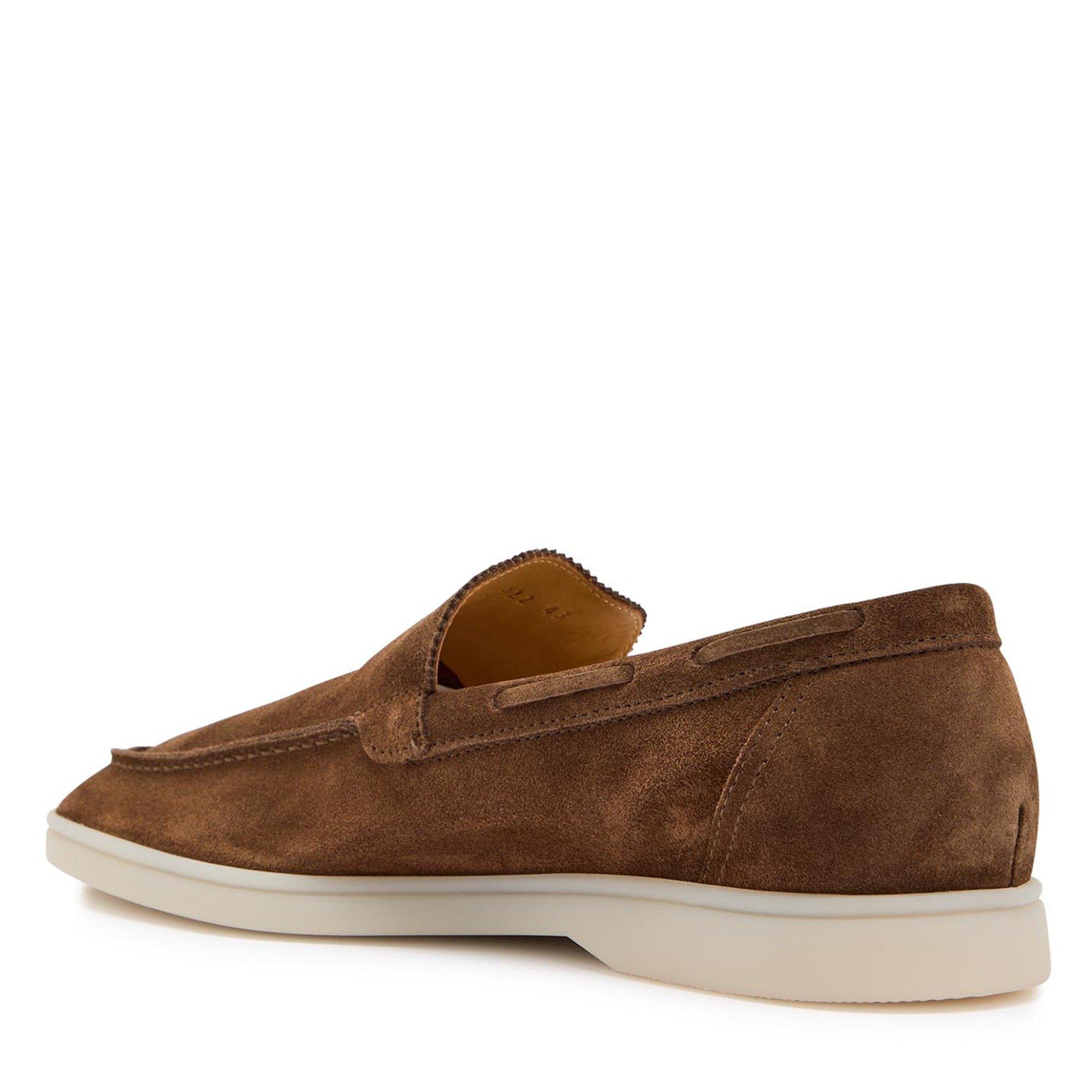 BROWN - Aurelien - Men's Yacht Suede Loafers - 2
