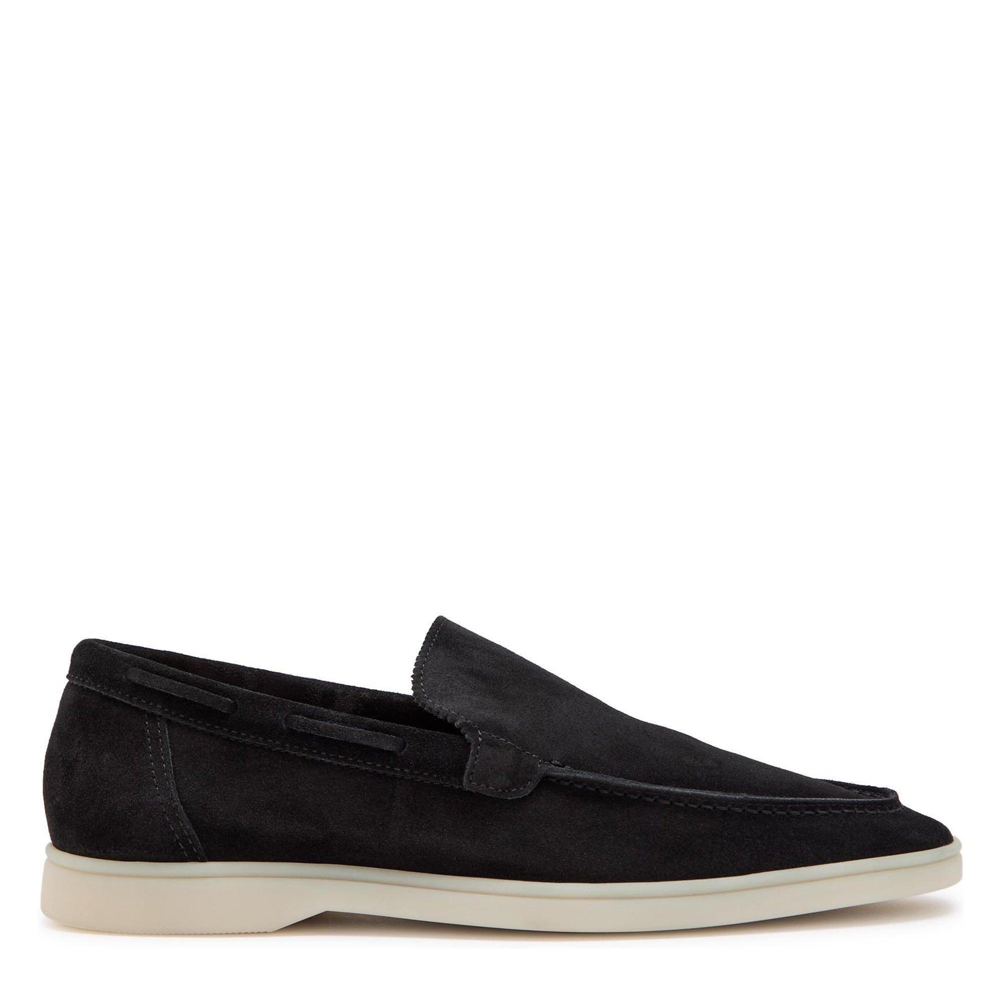 BLACK - Aurelien - YACHT LOAFER SUEDE