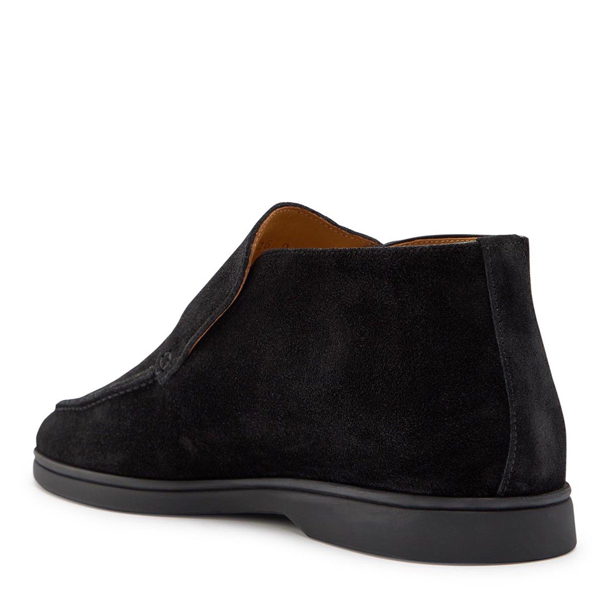 BLACK - Aurelien - Men's City Suede Loafers - 2