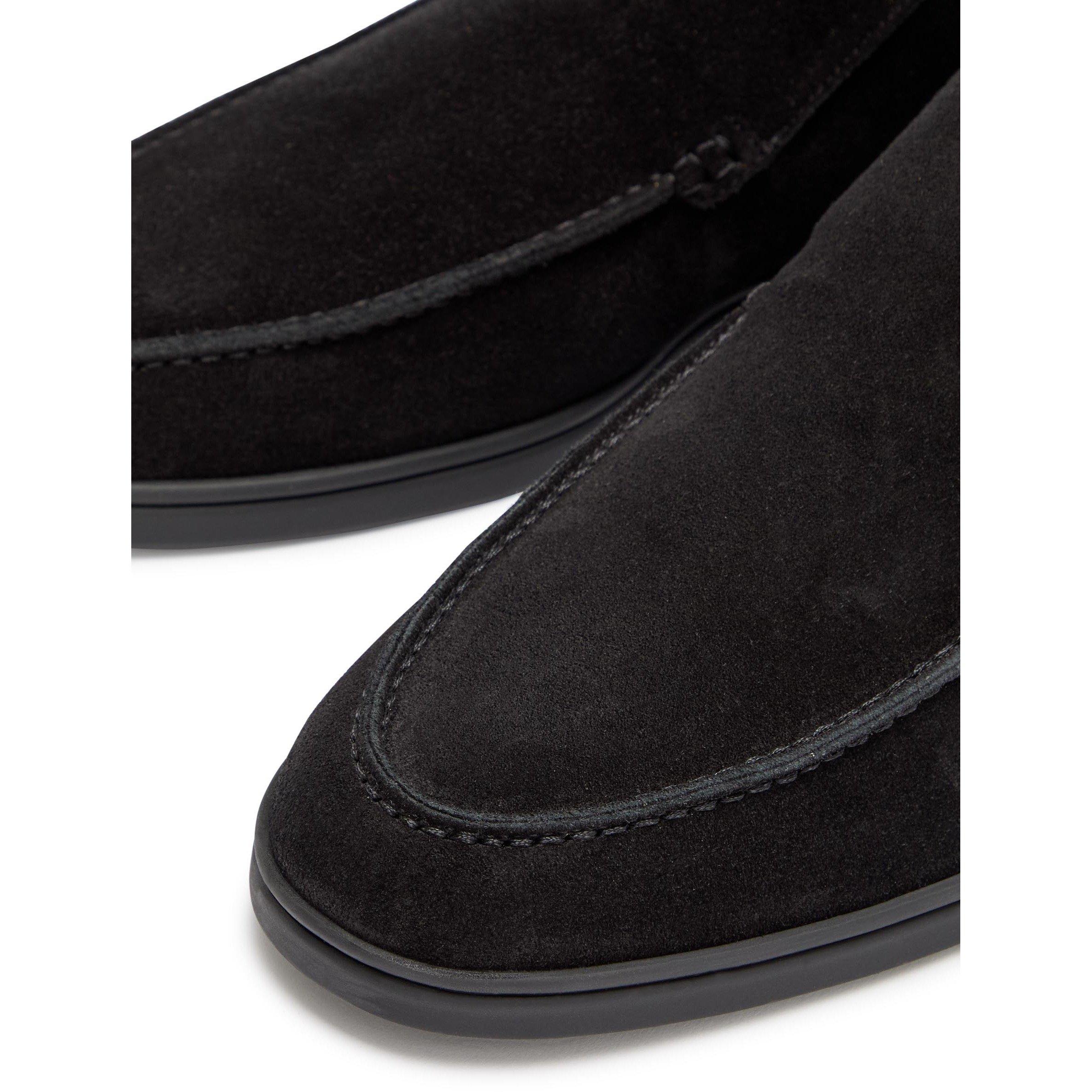BLACK - Aurelien - Men's City Suede Loafers - 5