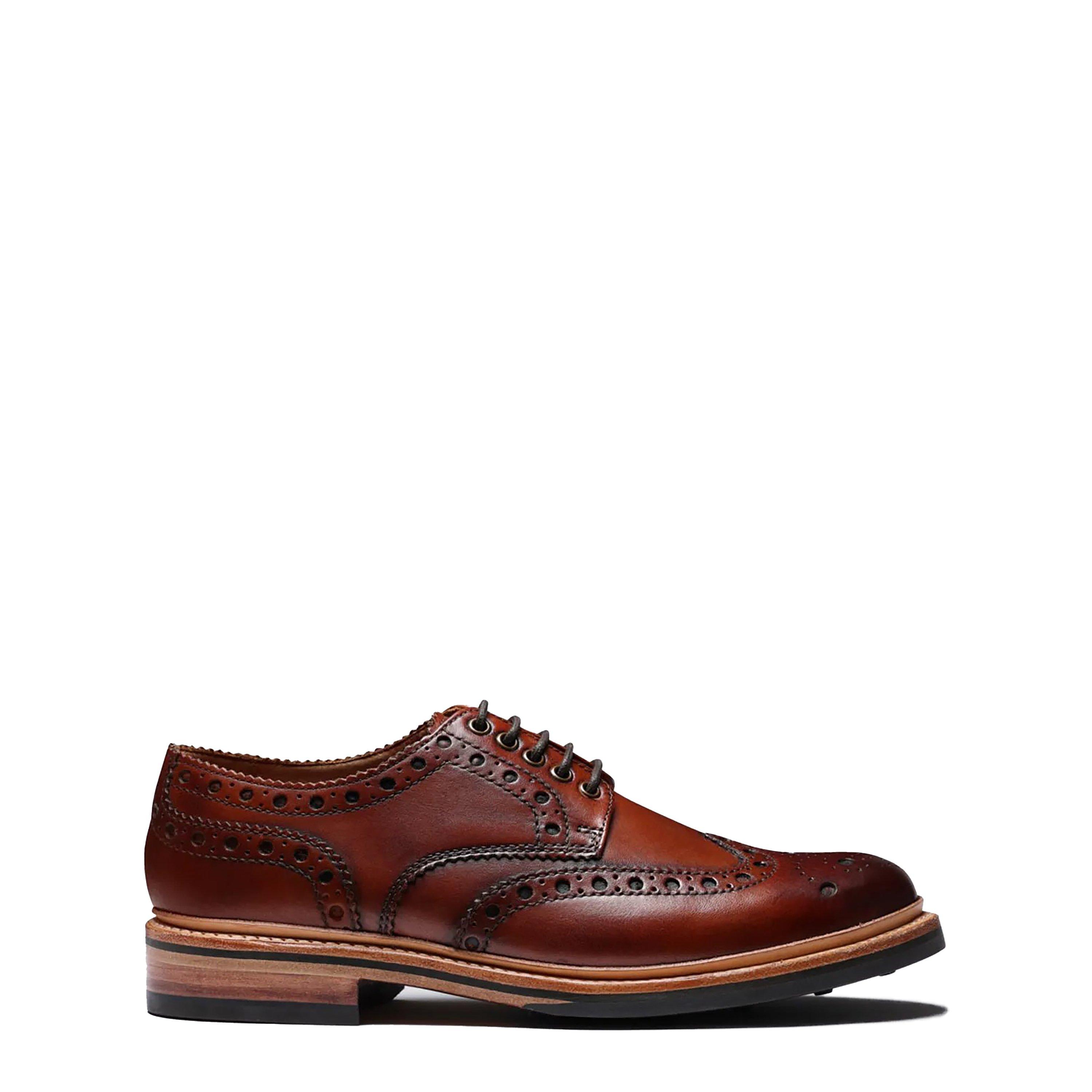 Tan Handpainted - Grenson - Archie Brogue - 1