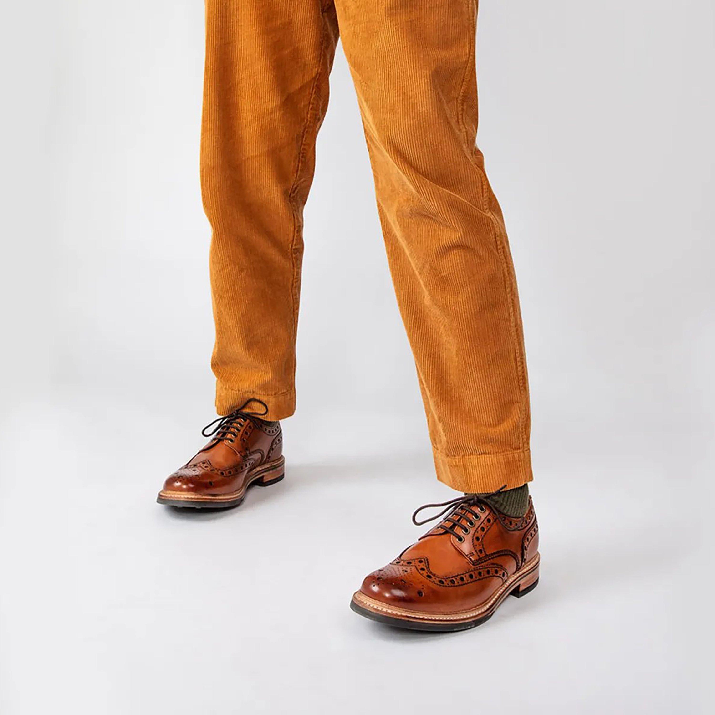 Tan Handpainted - Grenson - Archie Brogue - 2