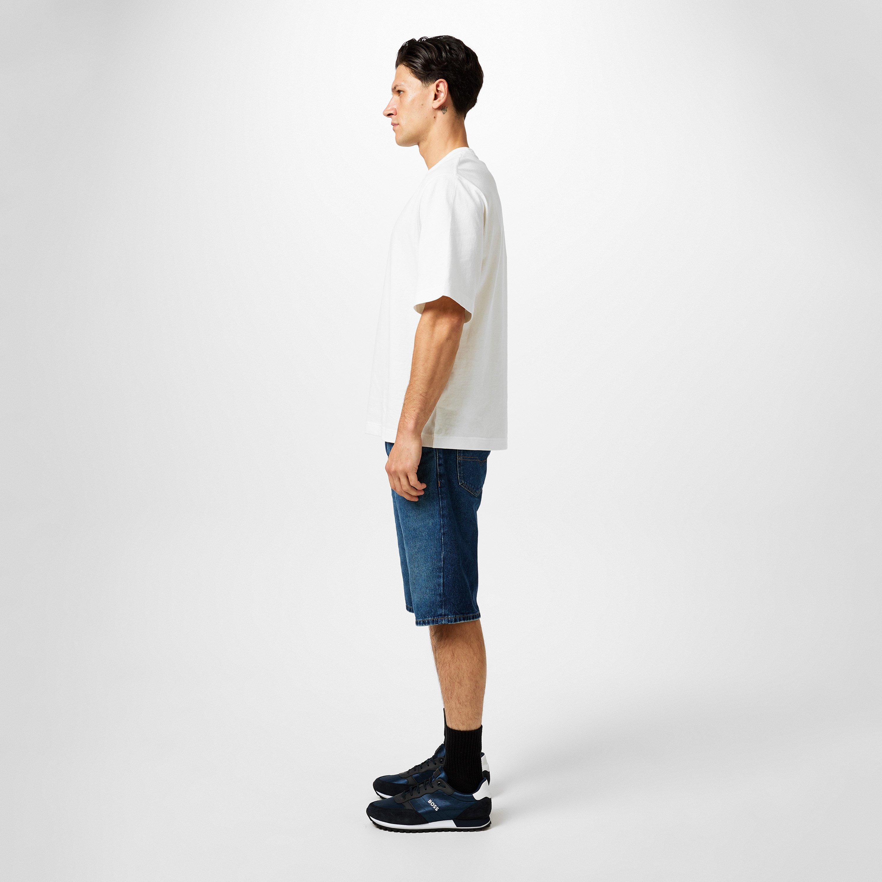 Navy 401 - Boss - Men's Parkour Runners Textured Mesh Trainers - 6