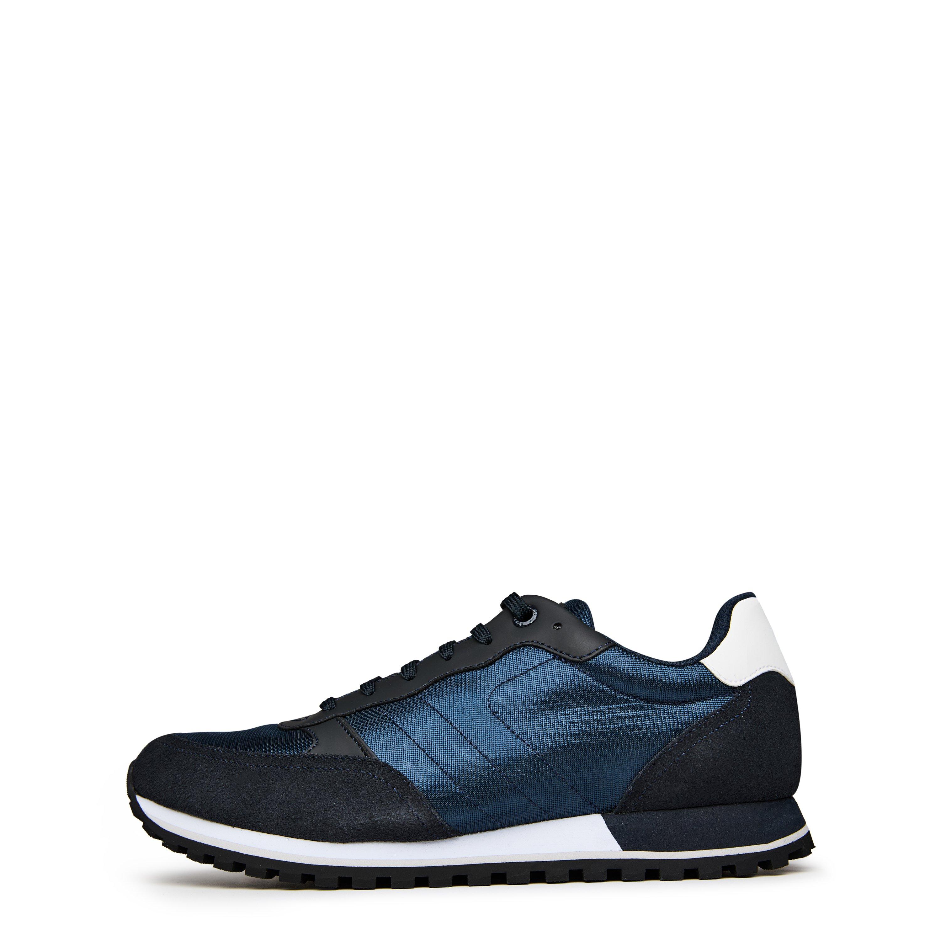 Navy 401 - Boss - Men's Parkour Runners Textured Mesh Trainers - 3