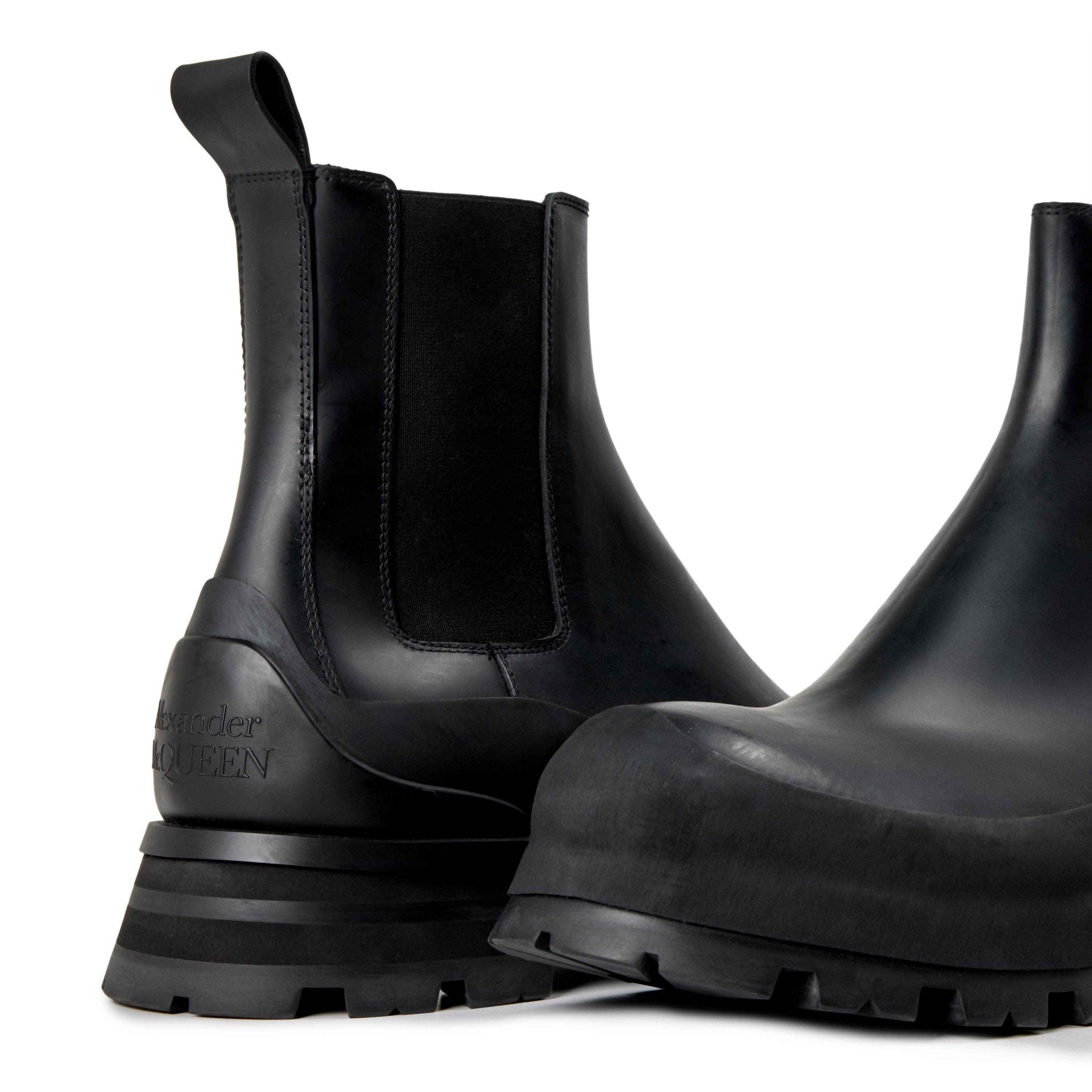 BLACK - Alexander McQueen - AMQ CHUNKY BOOT - 3