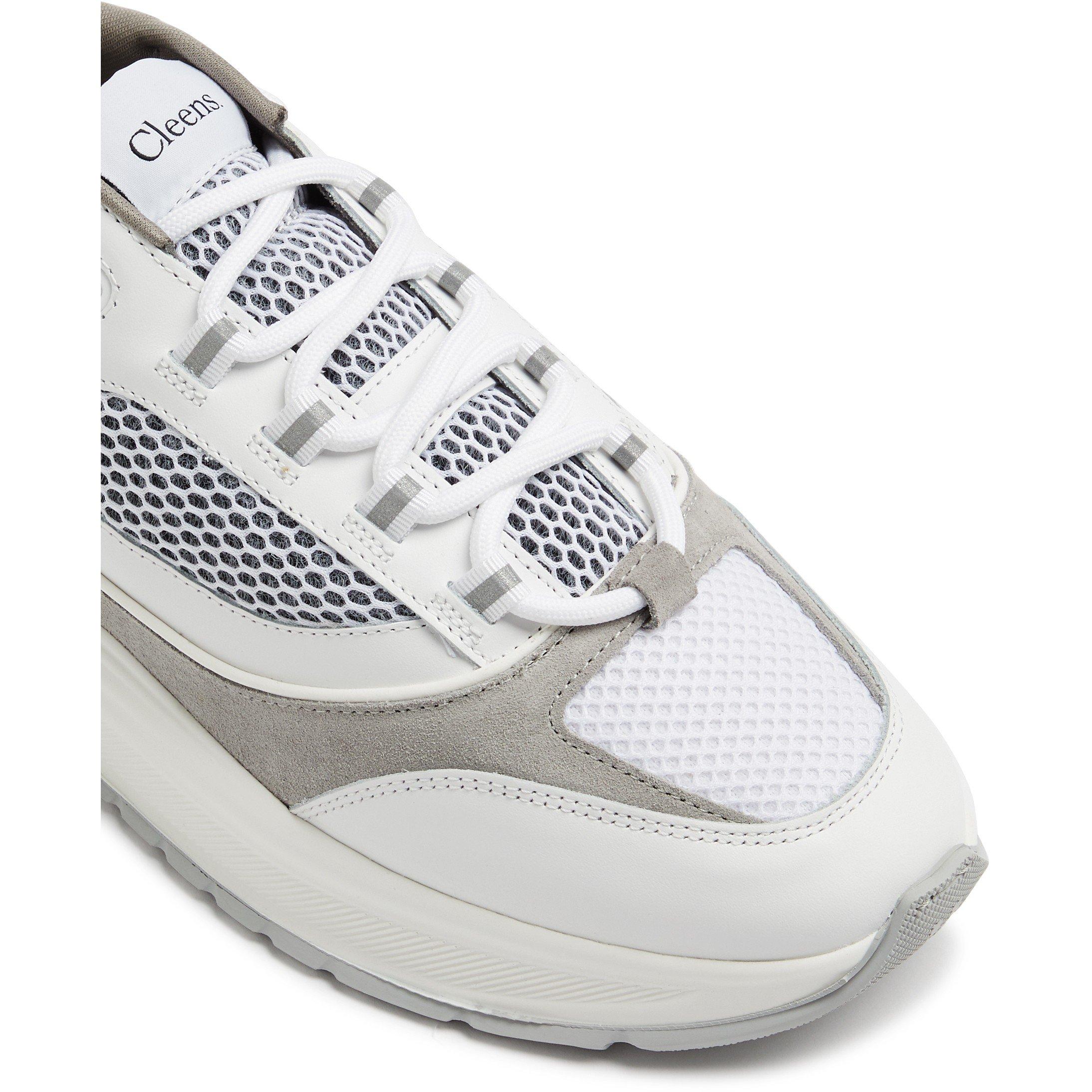 WHITE AND OTHER - Cleens - Men's Essential Evo Leather Runners - 5