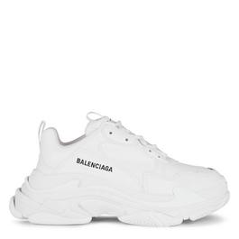 Balenciaga Triple S Leather Trainers