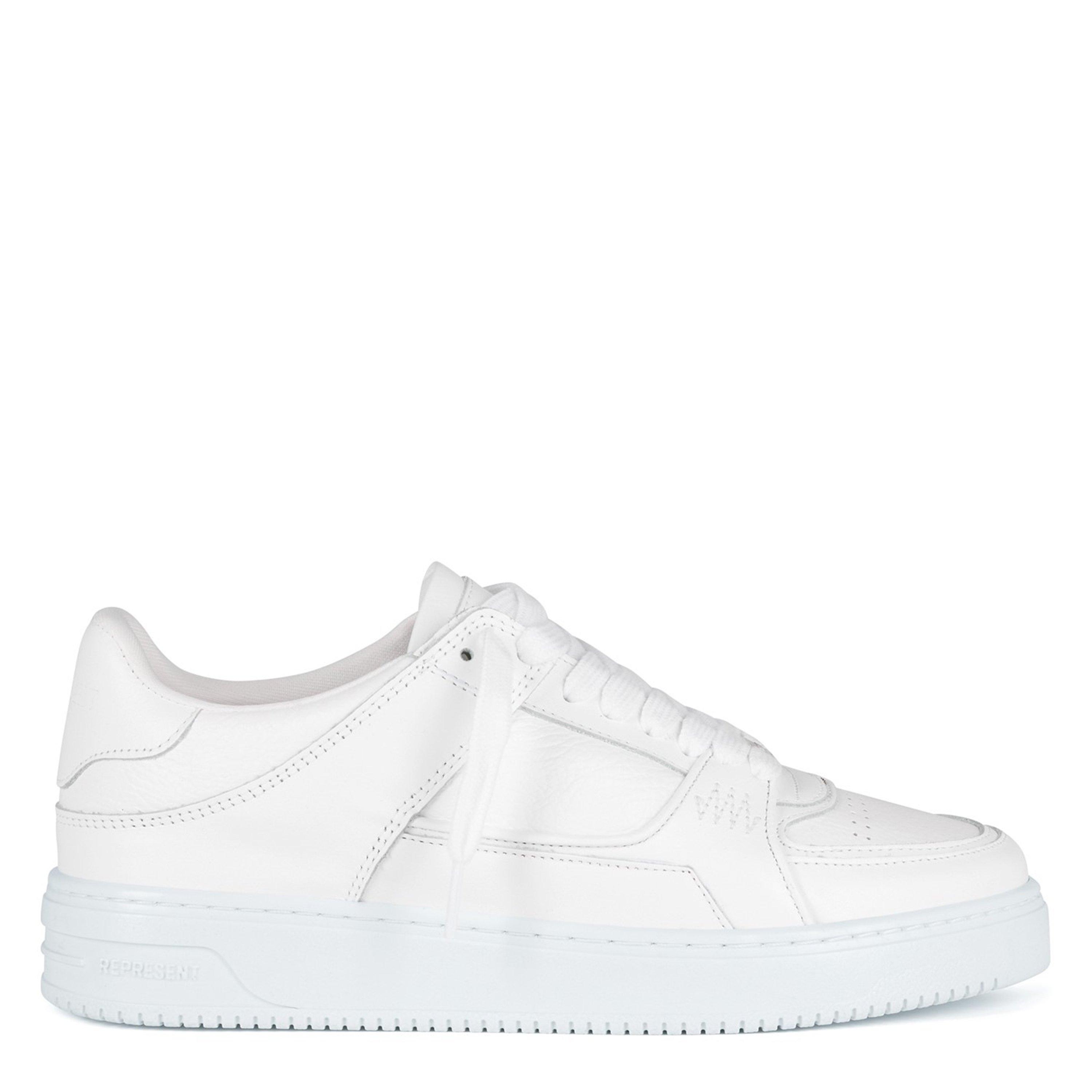 Flat White - Represent - Men's Apex Low Trainers, Two-Tone Design - 1