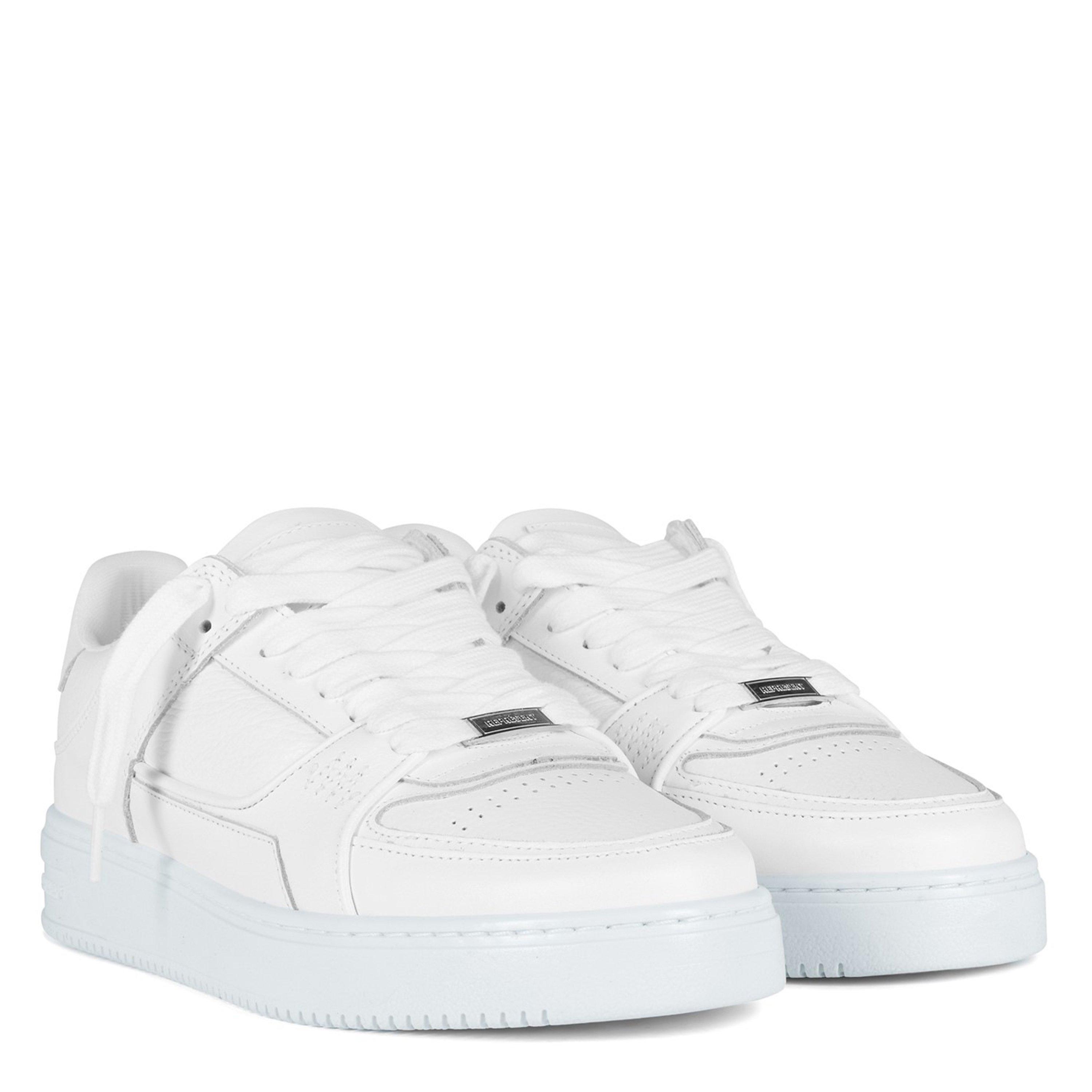 Flat White - Represent - Men's Apex Low Trainers, Two-Tone Design - 4