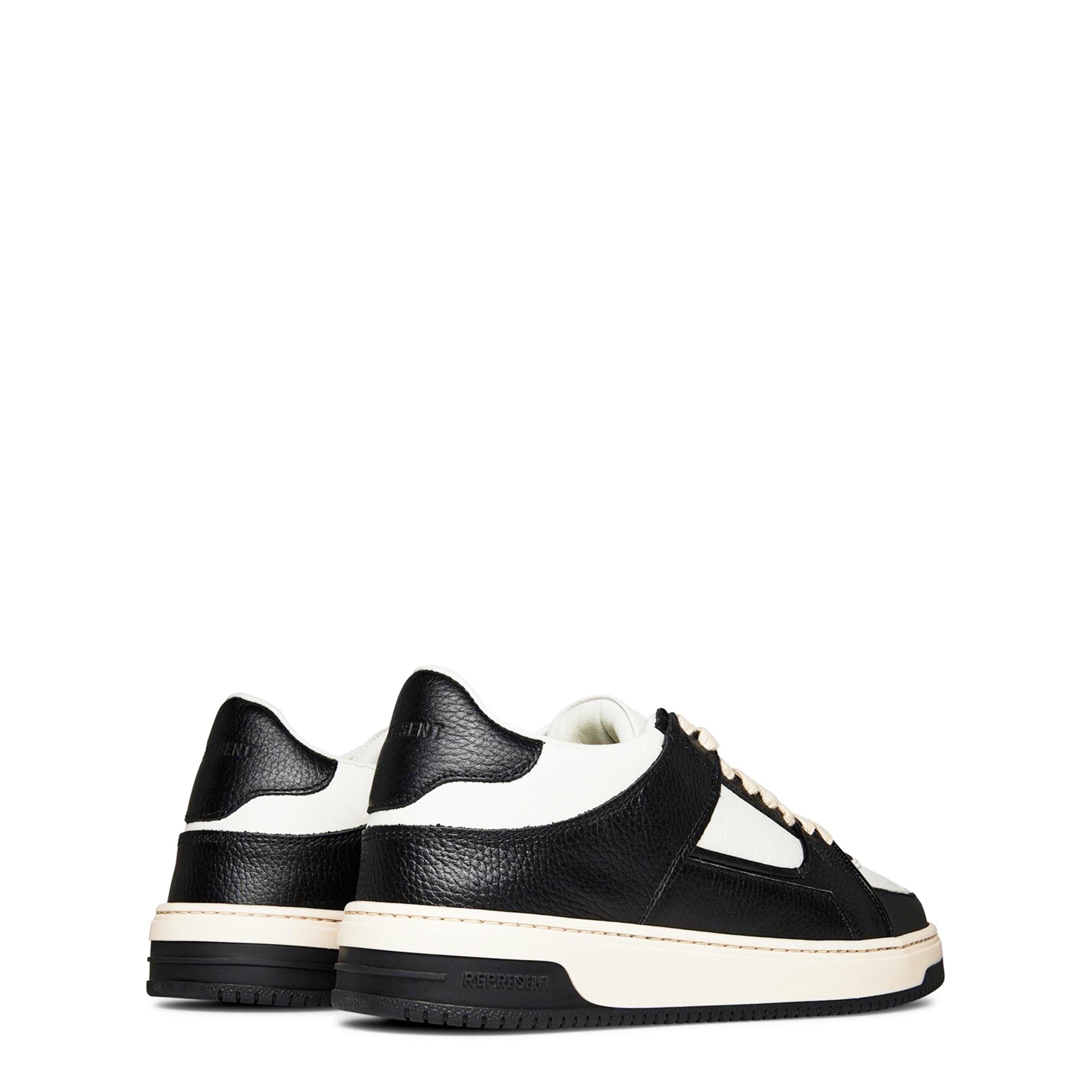 Black/White - Represent - Men's Apex Low Trainers, Two-Tone Design - 5