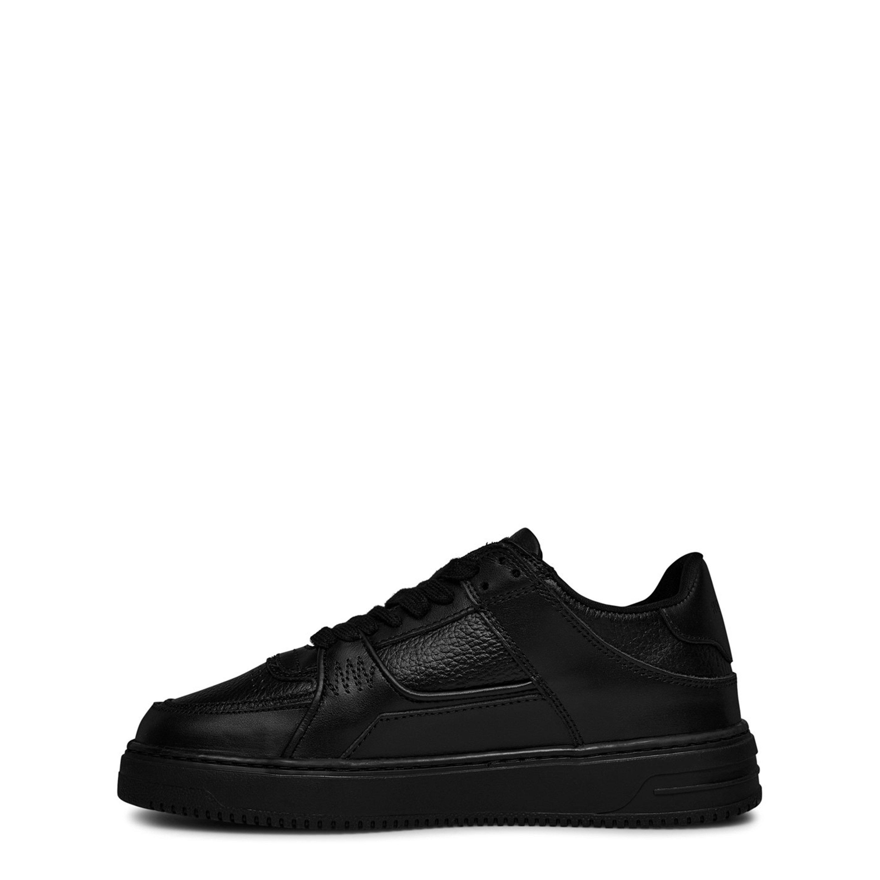 Triple Black - Represent - Men's Apex Low Trainers, Two-Tone Design - 3