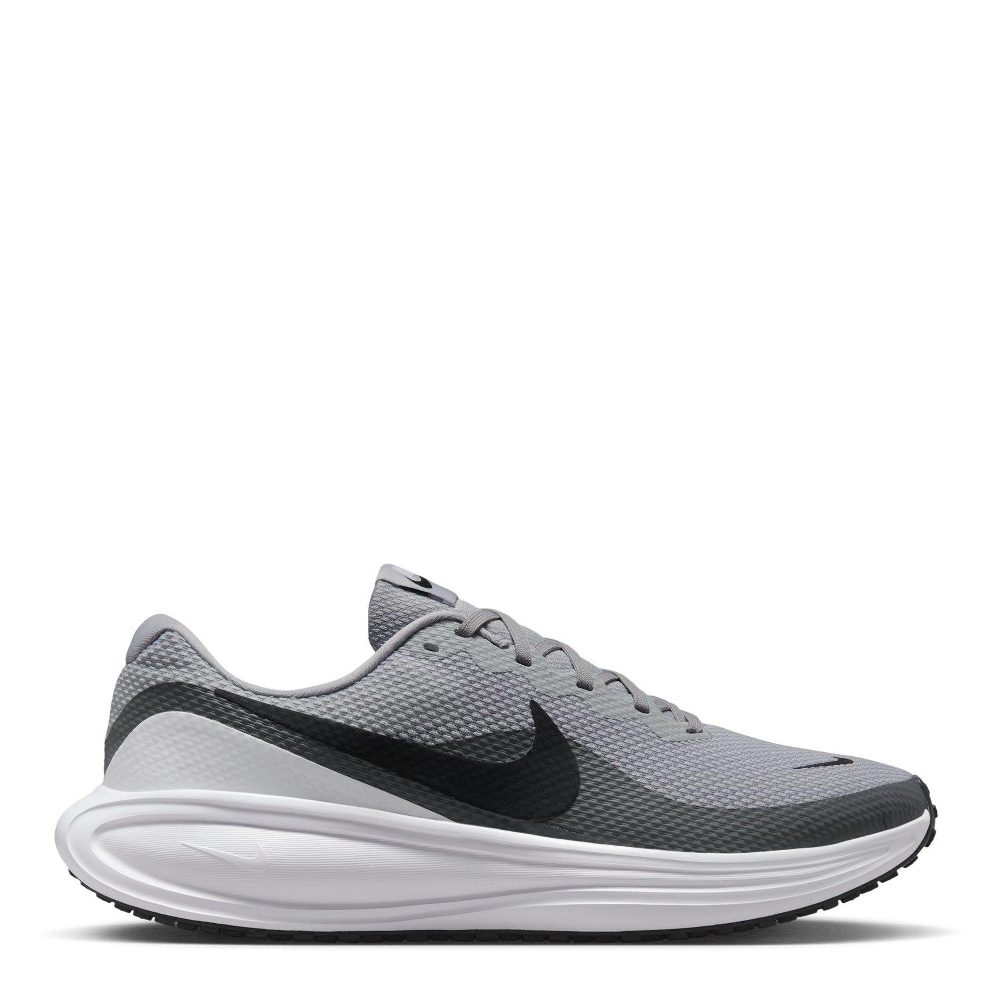 Nike Men's Revolution 8 Road Running Shoes - Grey/White - 8.5 (43)