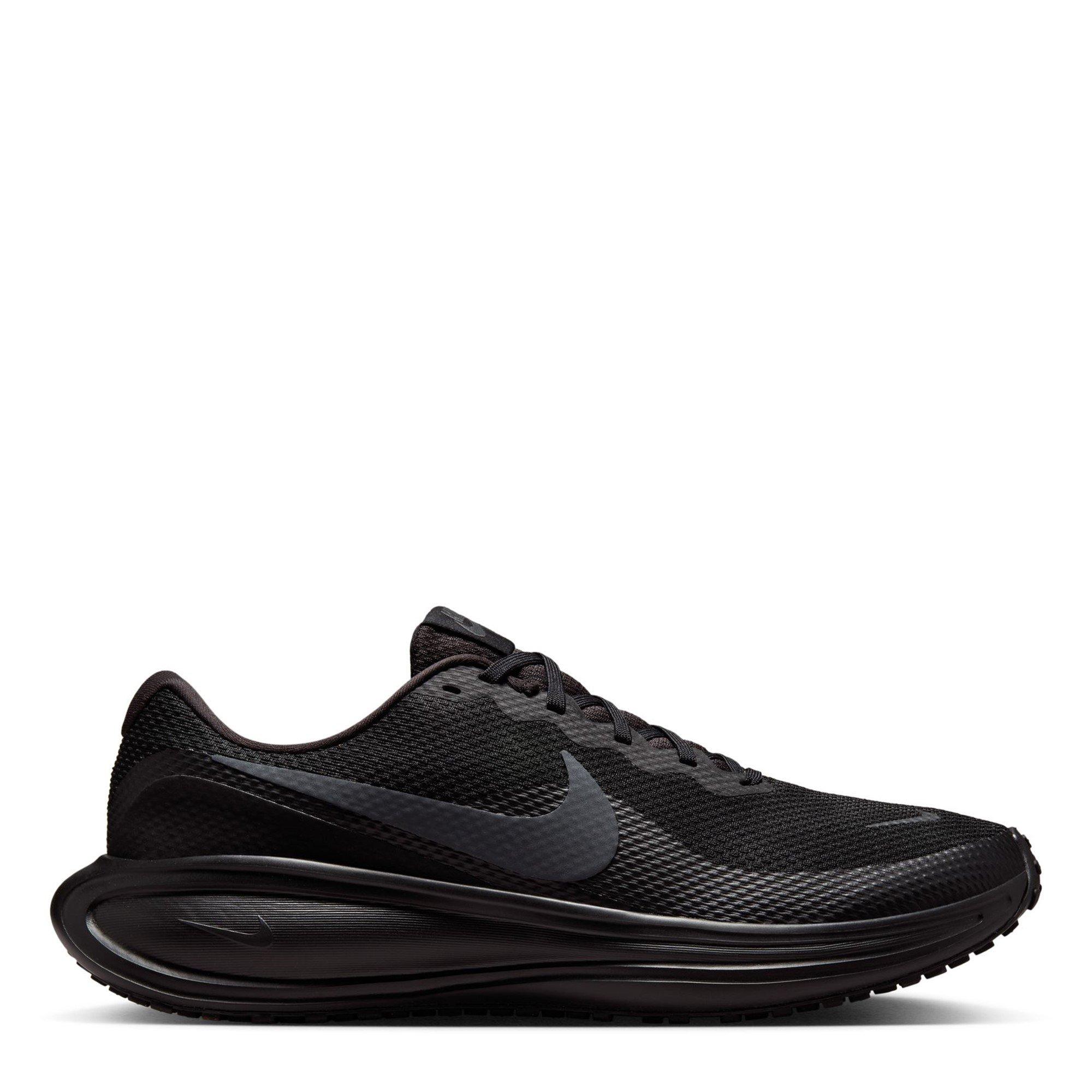 Black/Grey - Nike - Revolution 8 Road Running Shoes Mens - 1