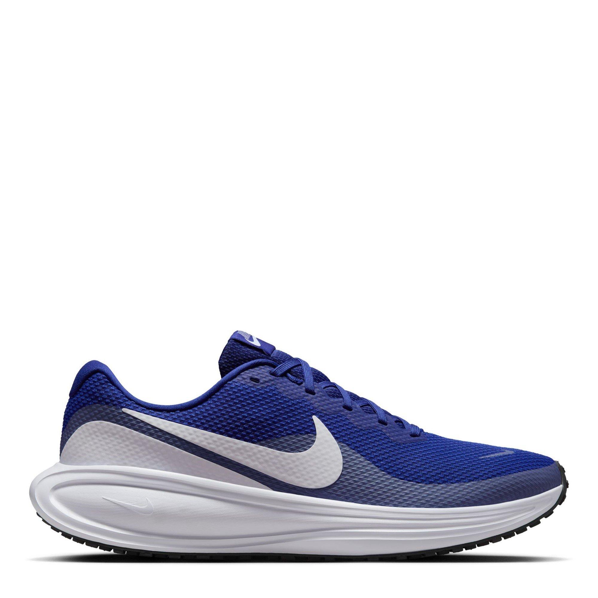 Nike Men's Revolution 8 Road Running Shoes - Royal/White - 9 (44)