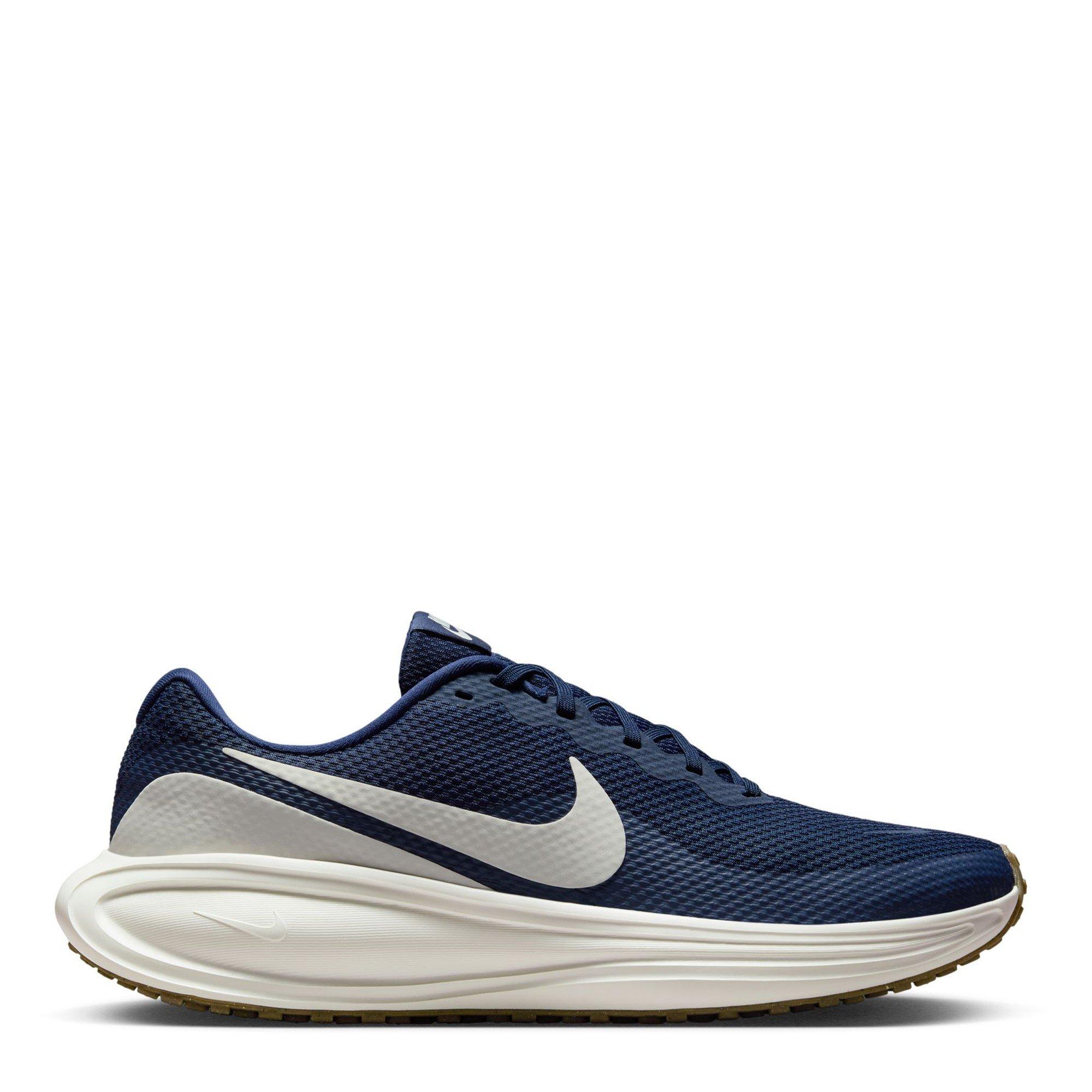 Nike Men's Revolution 8 Road Running Shoes - Navy/Sail/Gum - 8.5 (43)