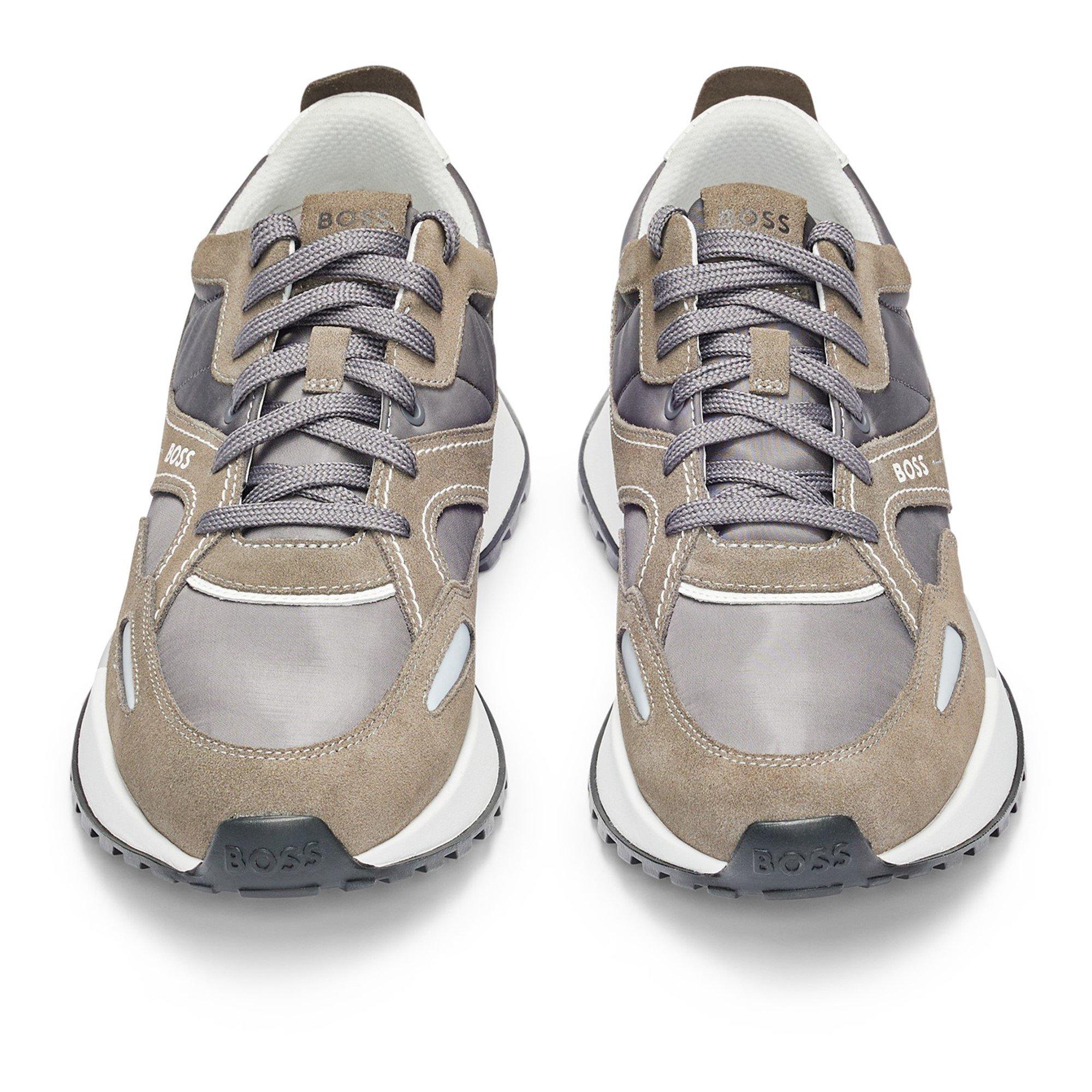 Open Grey - Boss - Men's Jonah Classic Trainers - 11