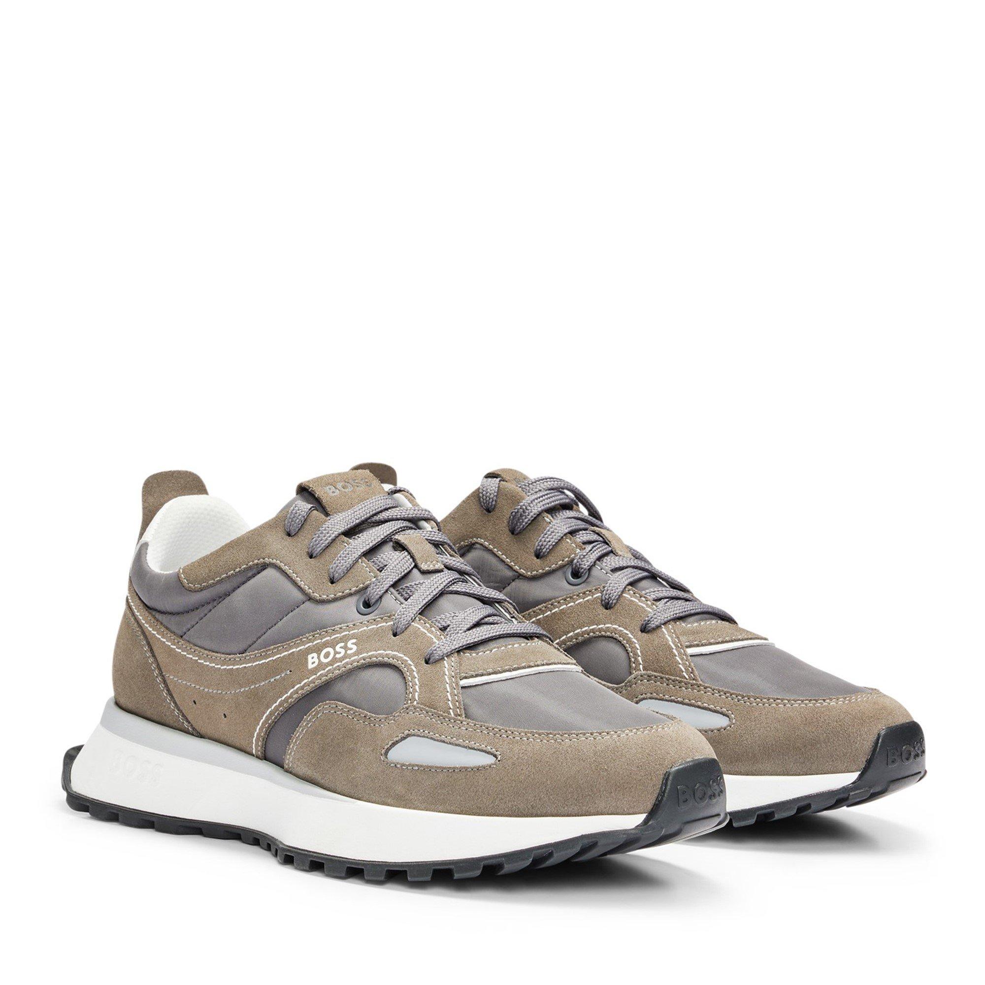 Open Grey - Boss - Men's Jonah Classic Trainers - 3