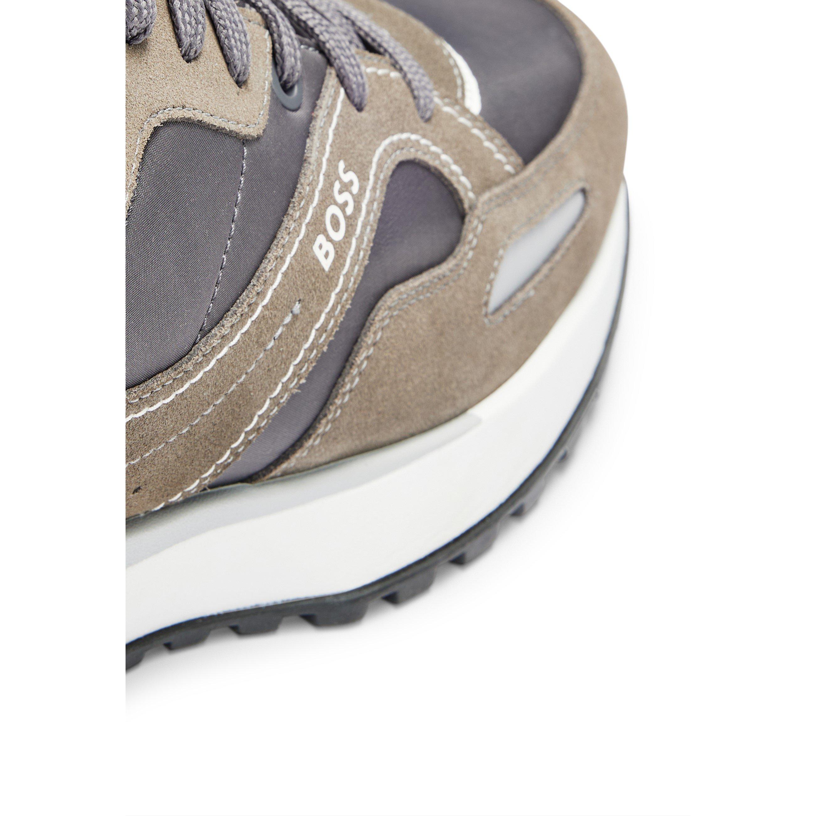 Open Grey - Boss - Men's Jonah Classic Trainers - 9