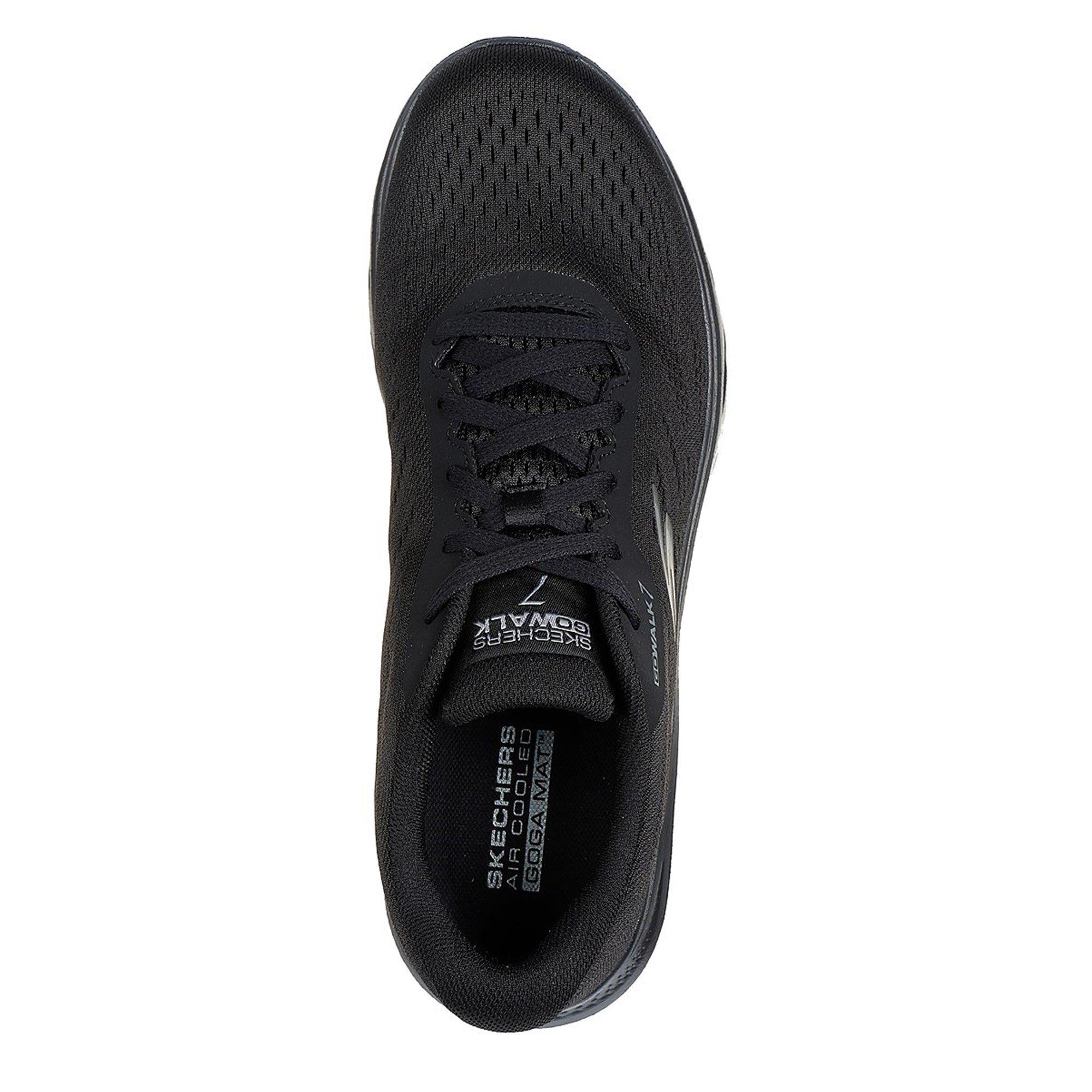 Preto - Skechers - Engineered Mesh Lace-Up Low-Top Trainers - 5